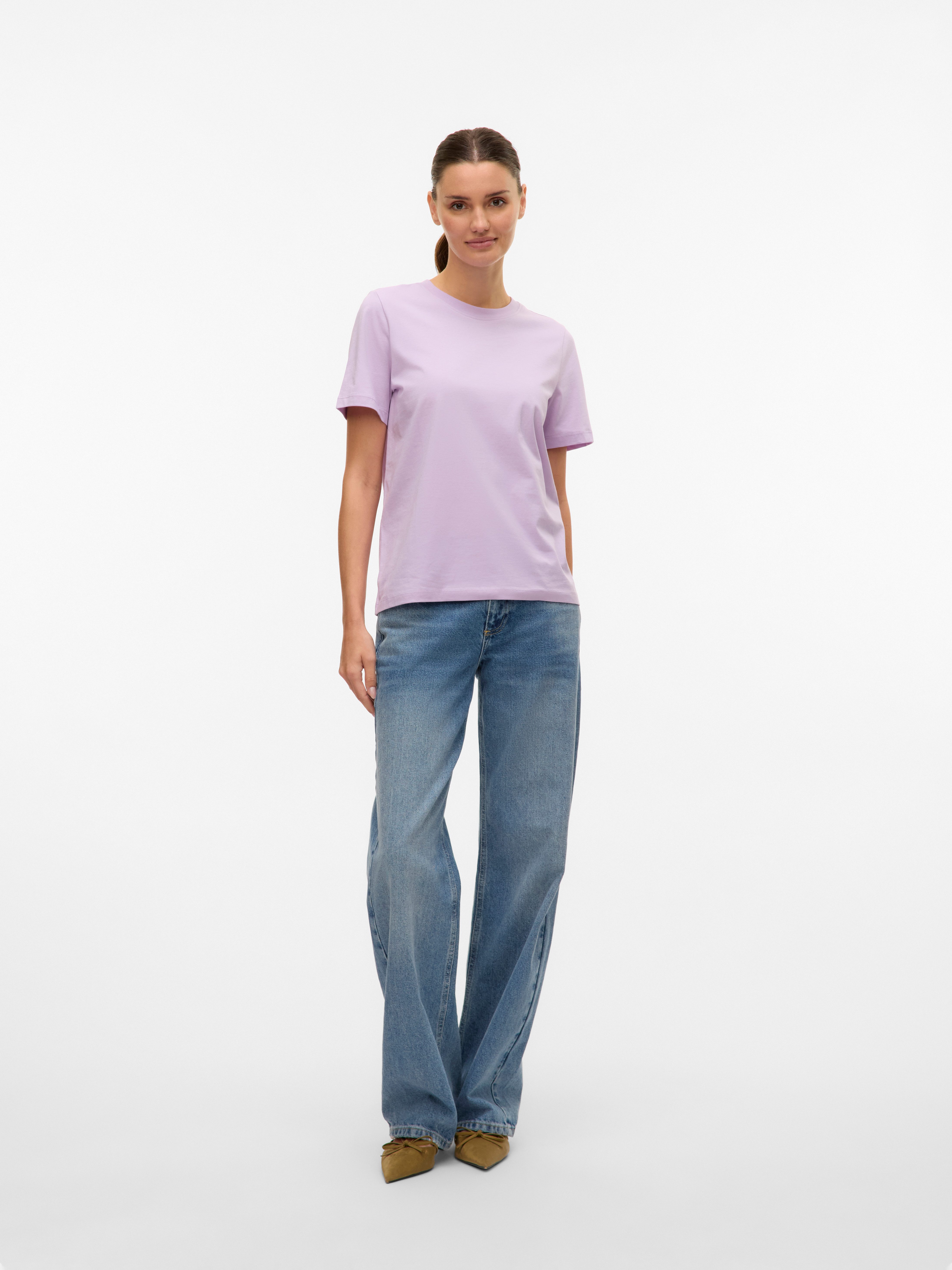 Vero Moda Shirt met korte mouwen VMPAULINA SS T-SHIRT GA JRS NOOS