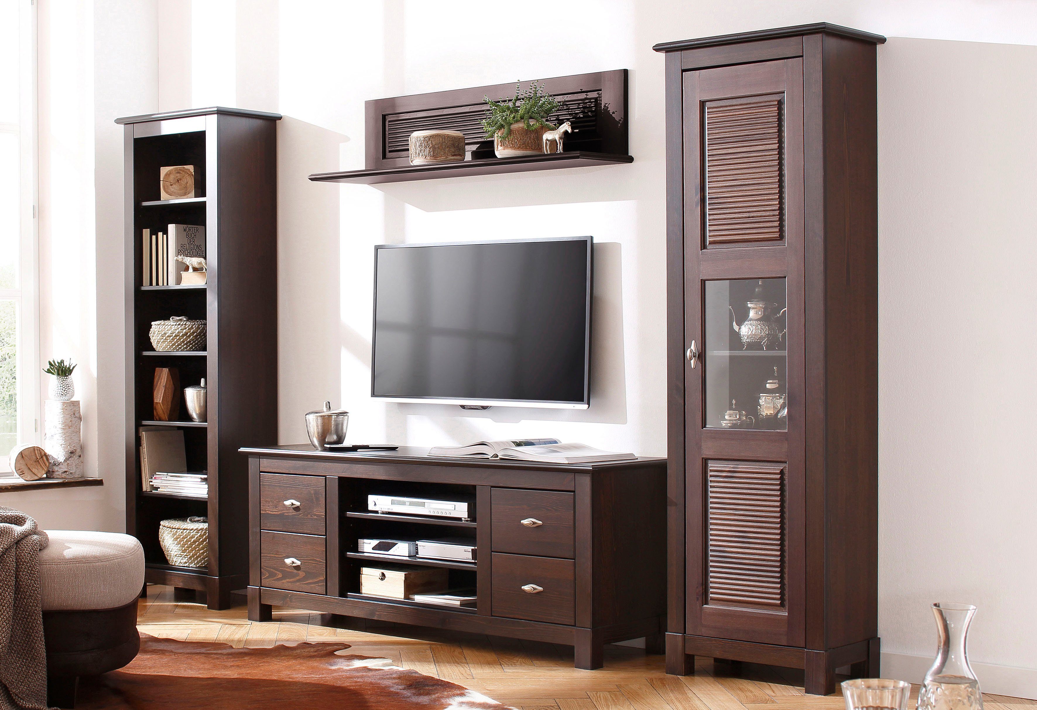 Home affaire Staand rek Rauna Hoogte 180 cm, van massief grenen
