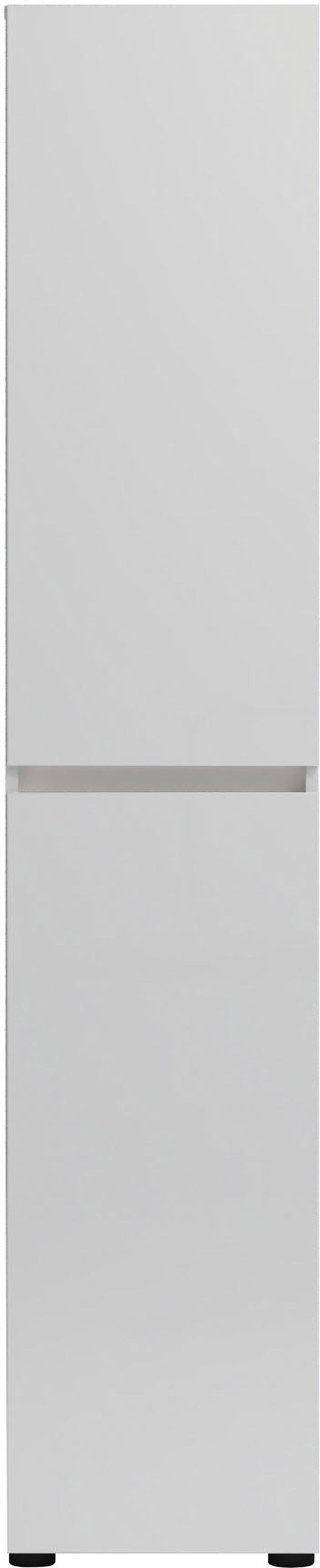 INOSIGN Schoenenkast Mister, schoenenkast, schoenenmeubelen, schoenenopslag, schoenenrek Breedte 40 cm, hoogte 200 cm, diepte 34 cm, 2 deuren, 12 vakken, hoogglans