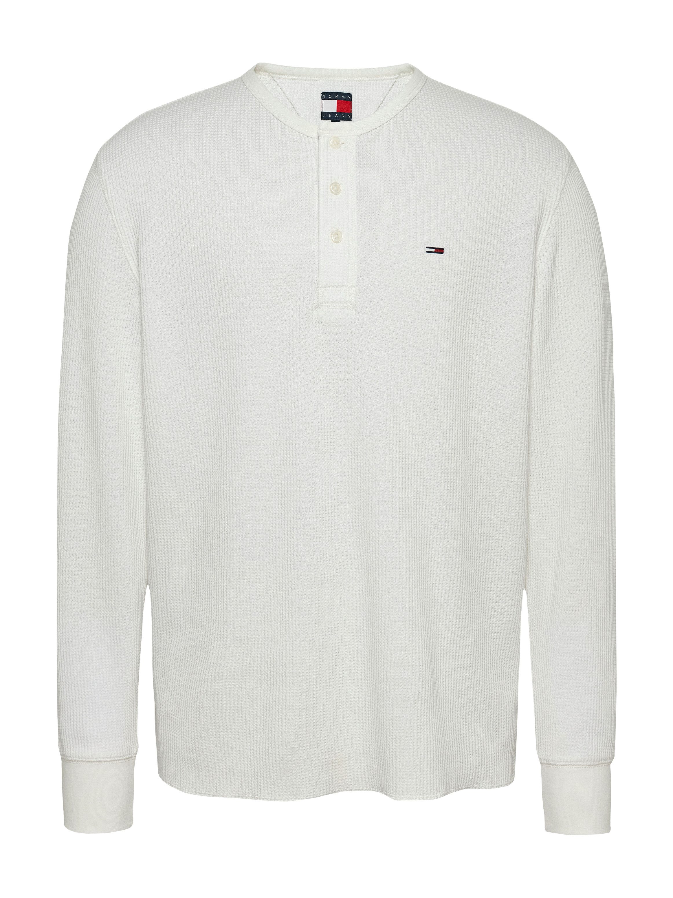 TOMMY JEANS Henleyshirt TJM REG WAFFLE HENLEY LS TEE