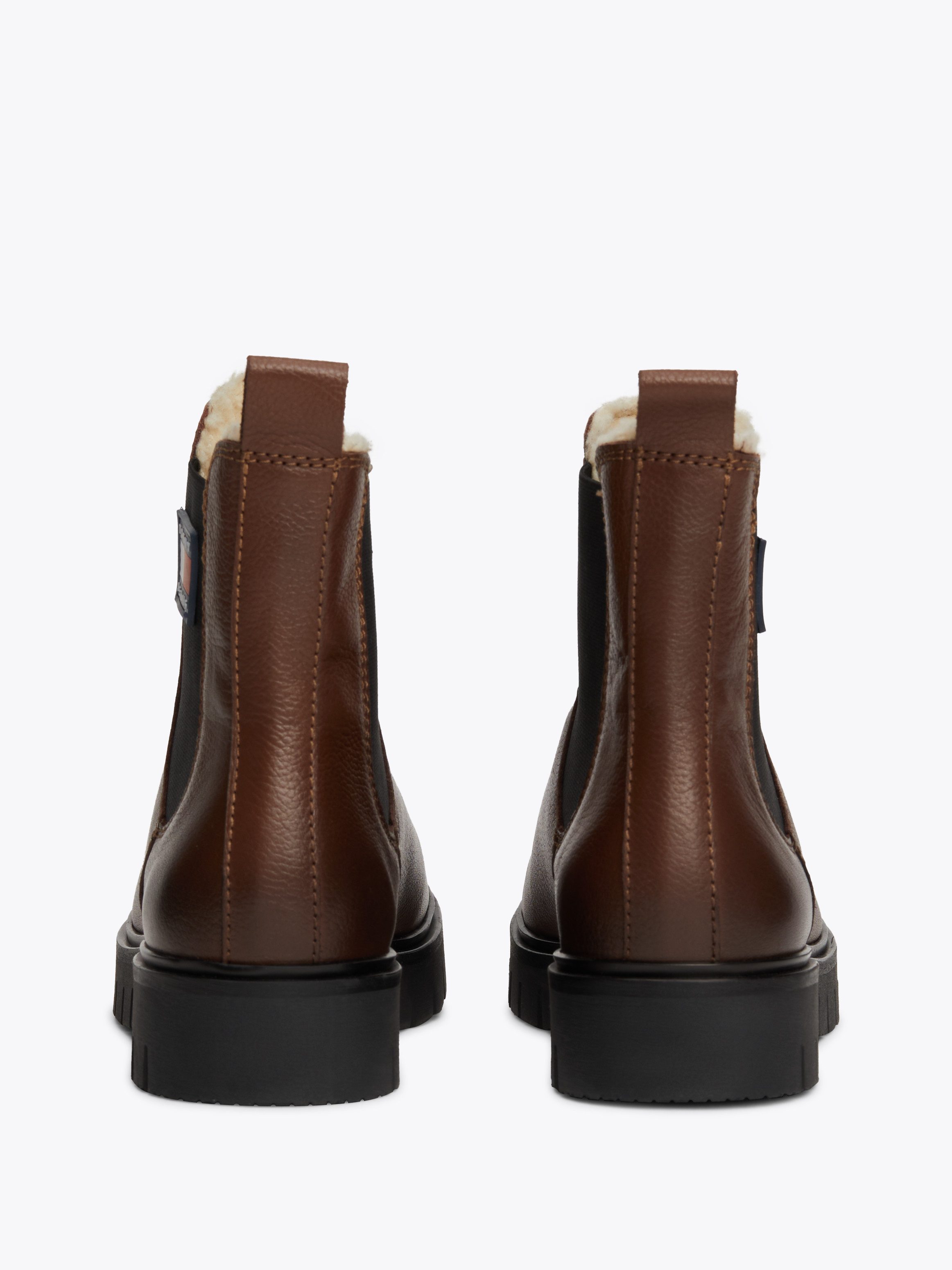 TOMMY JEANS Winterlaarzen TJW CHELSEA BOOT WL blokhak, plateau, chelseaboots, instapschoen met zijlogo