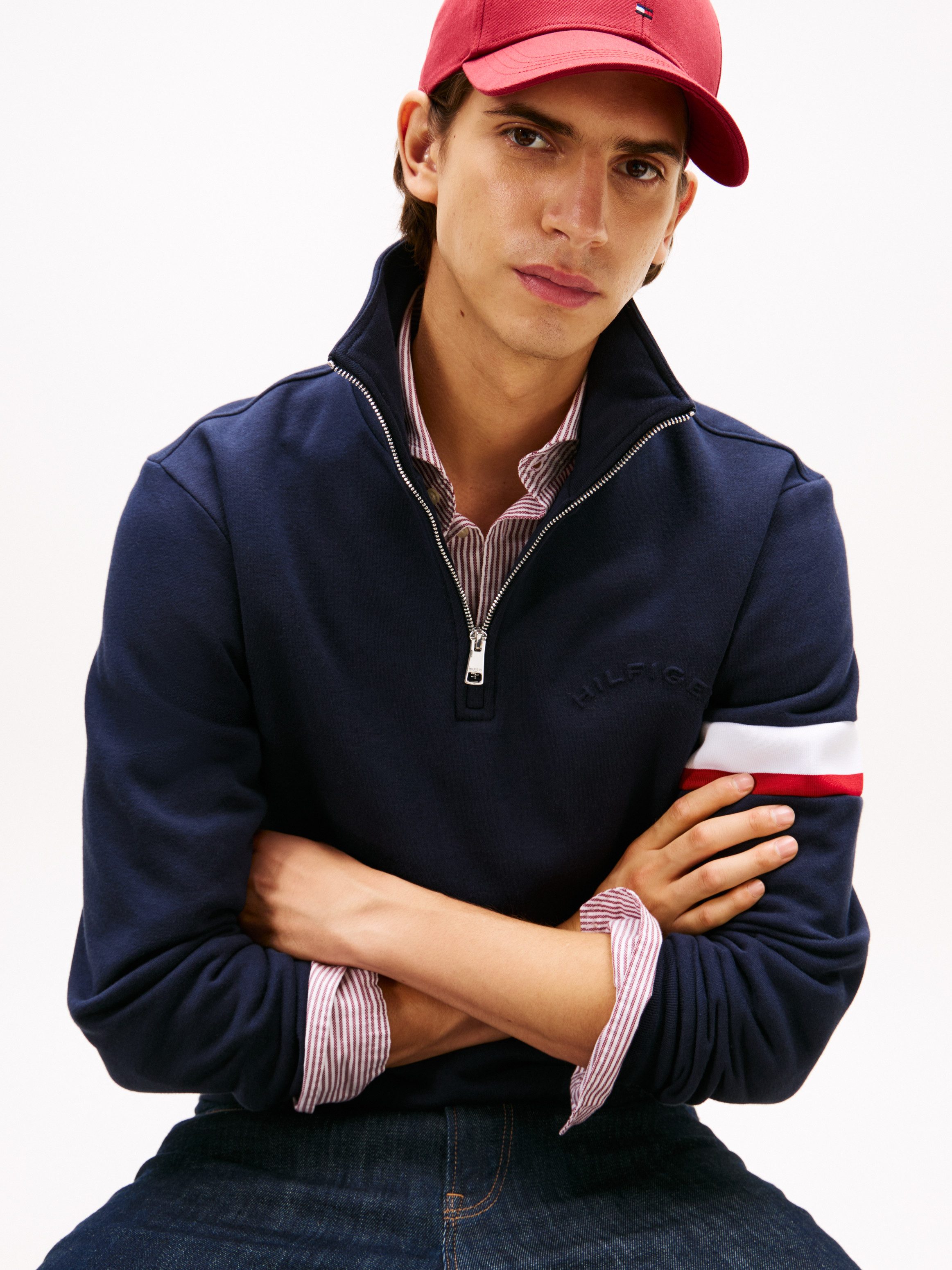Tommy Hilfiger Sweatshirt RWB INSERT ZIP