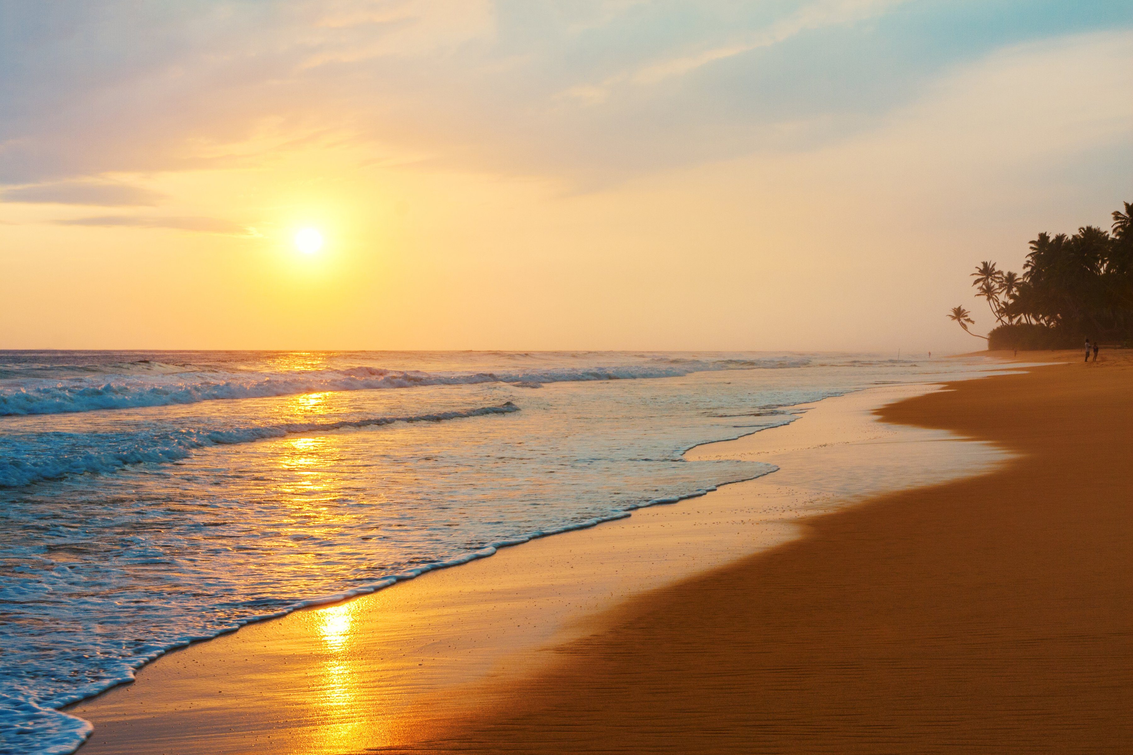 BMD fotobehang Sri Lanka Beach Sunset