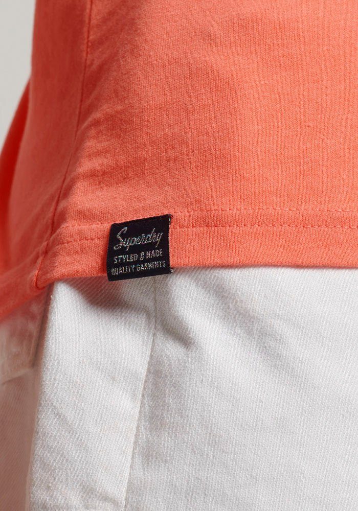 Superdry Shirt met ronde hals EMBOSSED VL T SHIRT