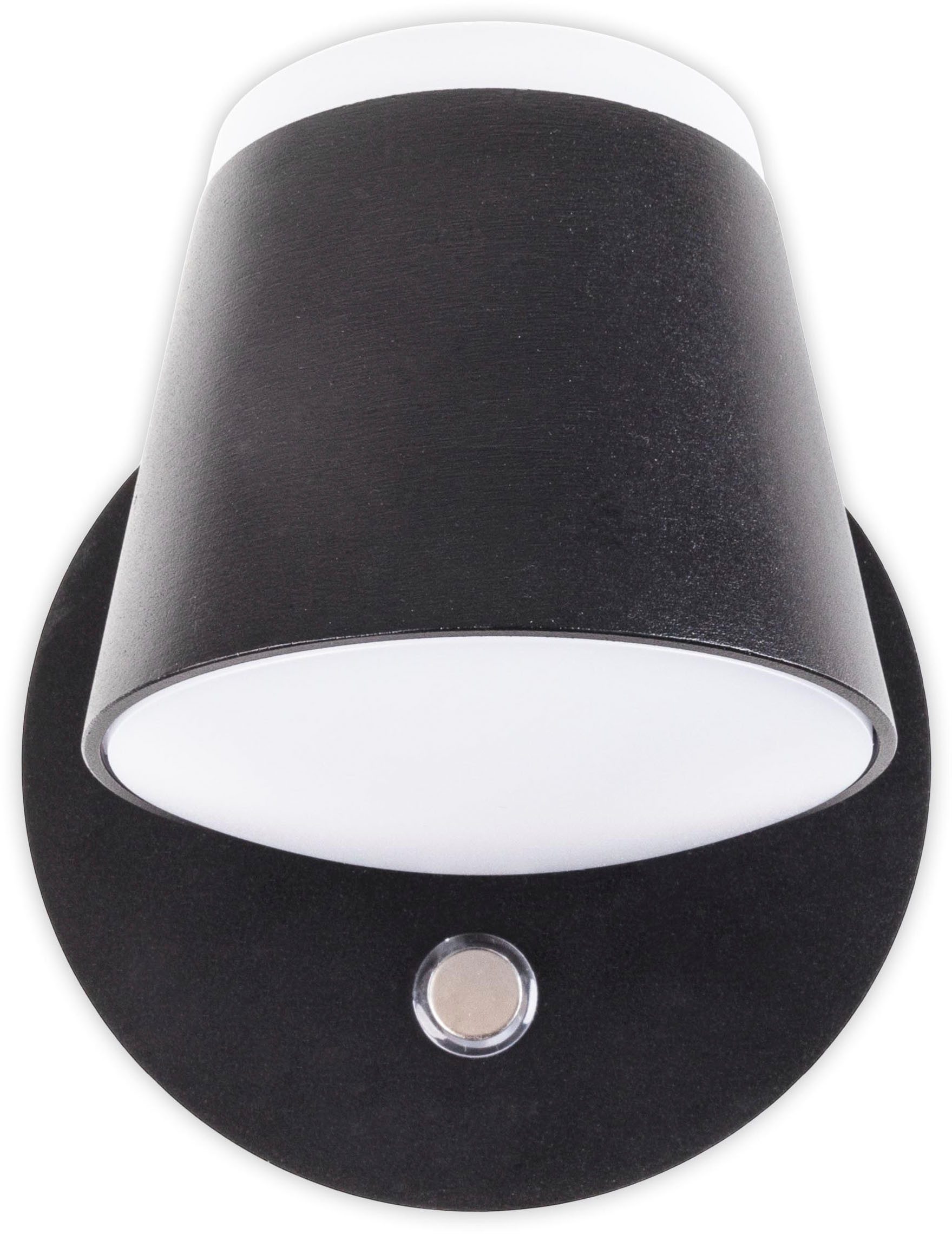 näve Led-wandlamp Tondo magnetisch, batterij opladen via usb-c kabel, dimbaar per touch, geheugen (1 stuk)