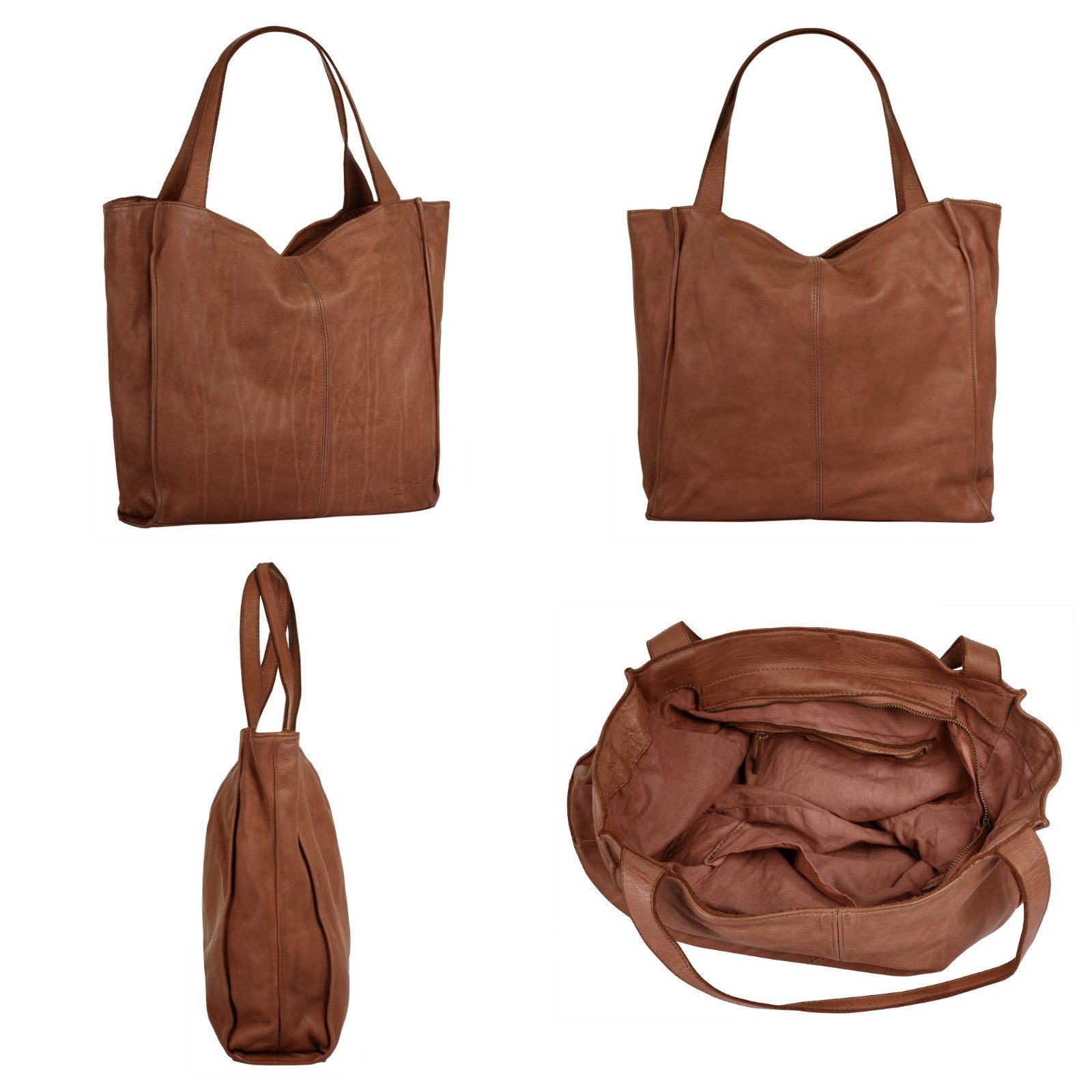 Samantha Look Shopper echt leer, made in italy