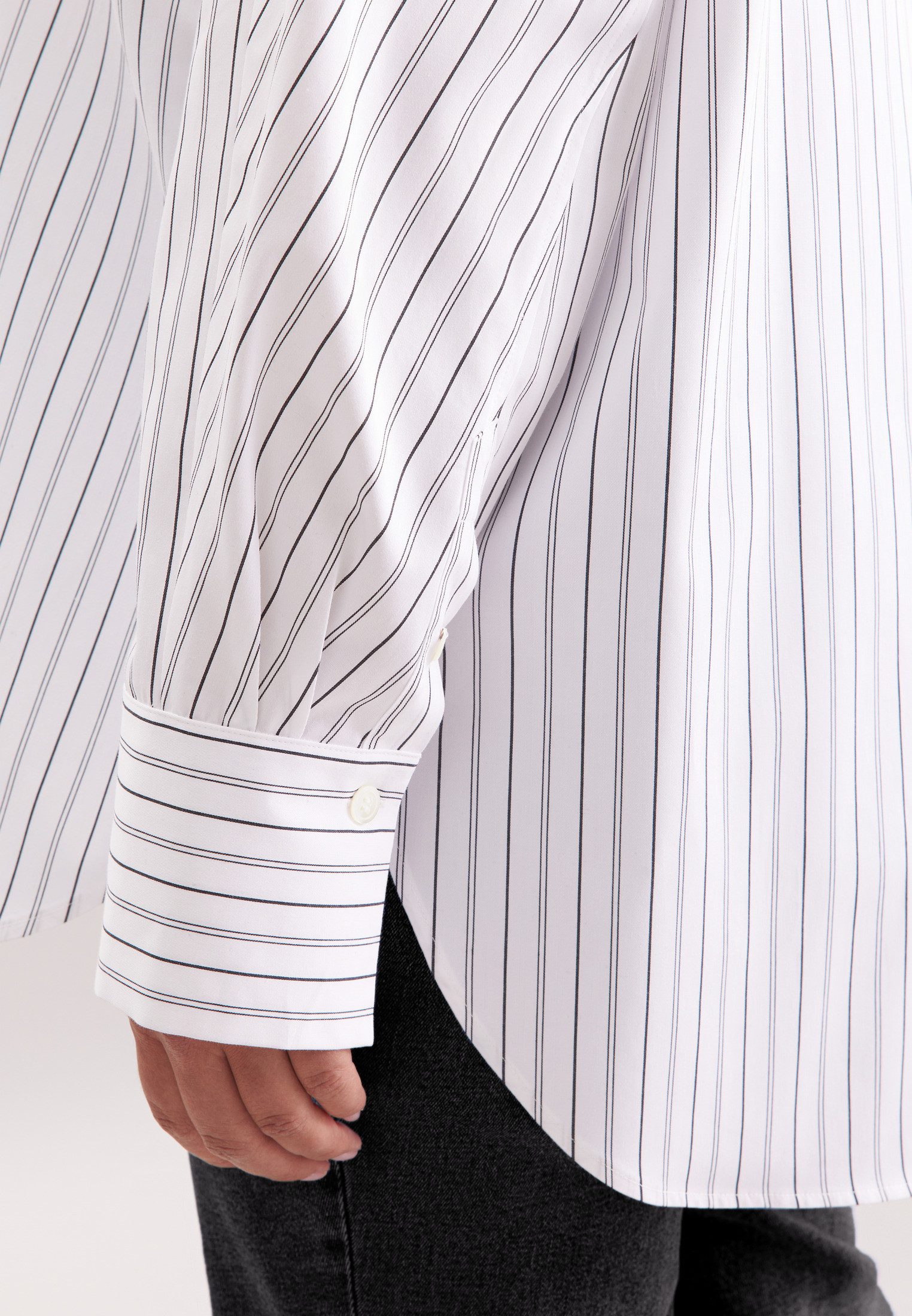 seidensticker Overhemdblouse Zwarte roos