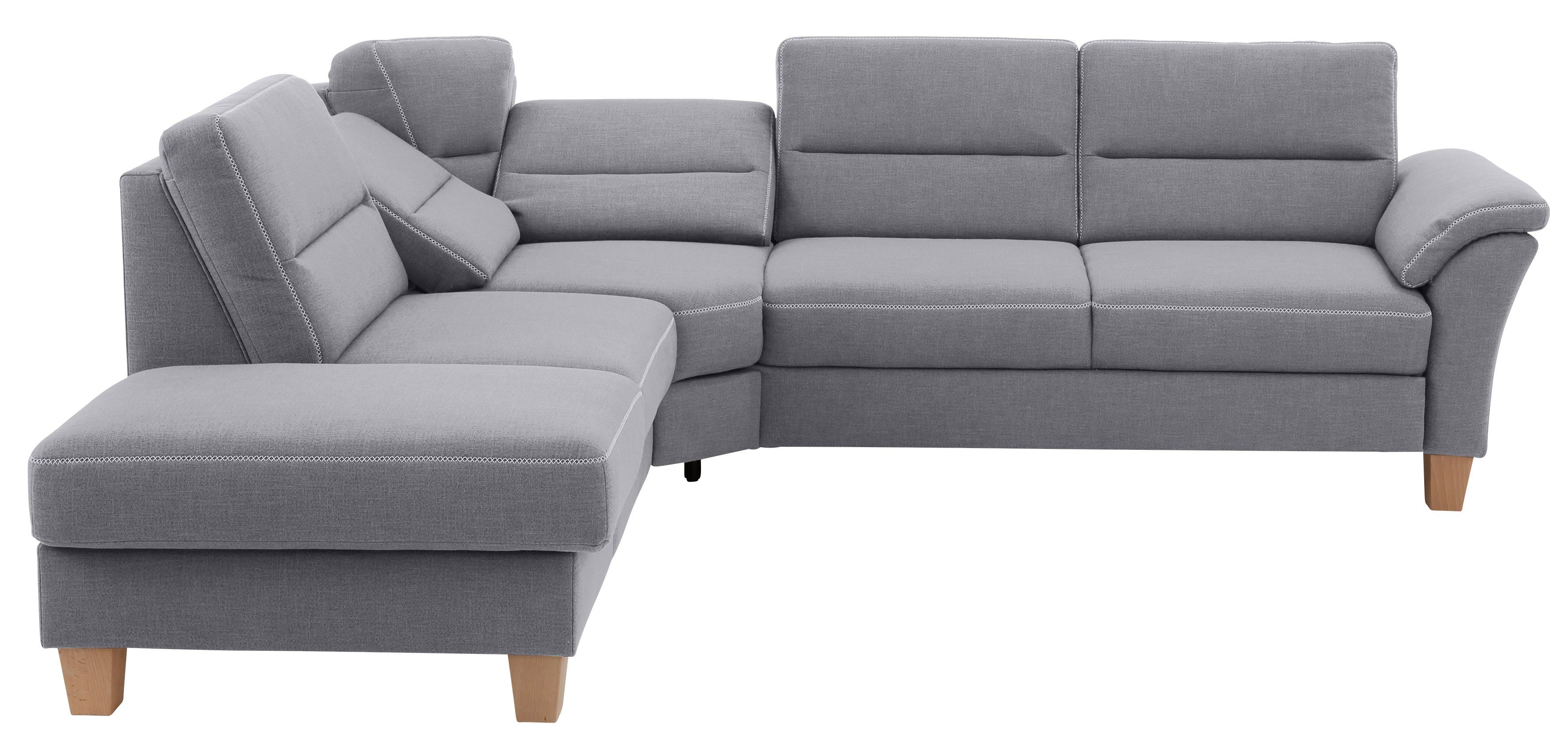 Home affaire Hoekbank Soleo L-model comfortabel door trapezehoek met relaxfunctie, ook met slaapfunctie