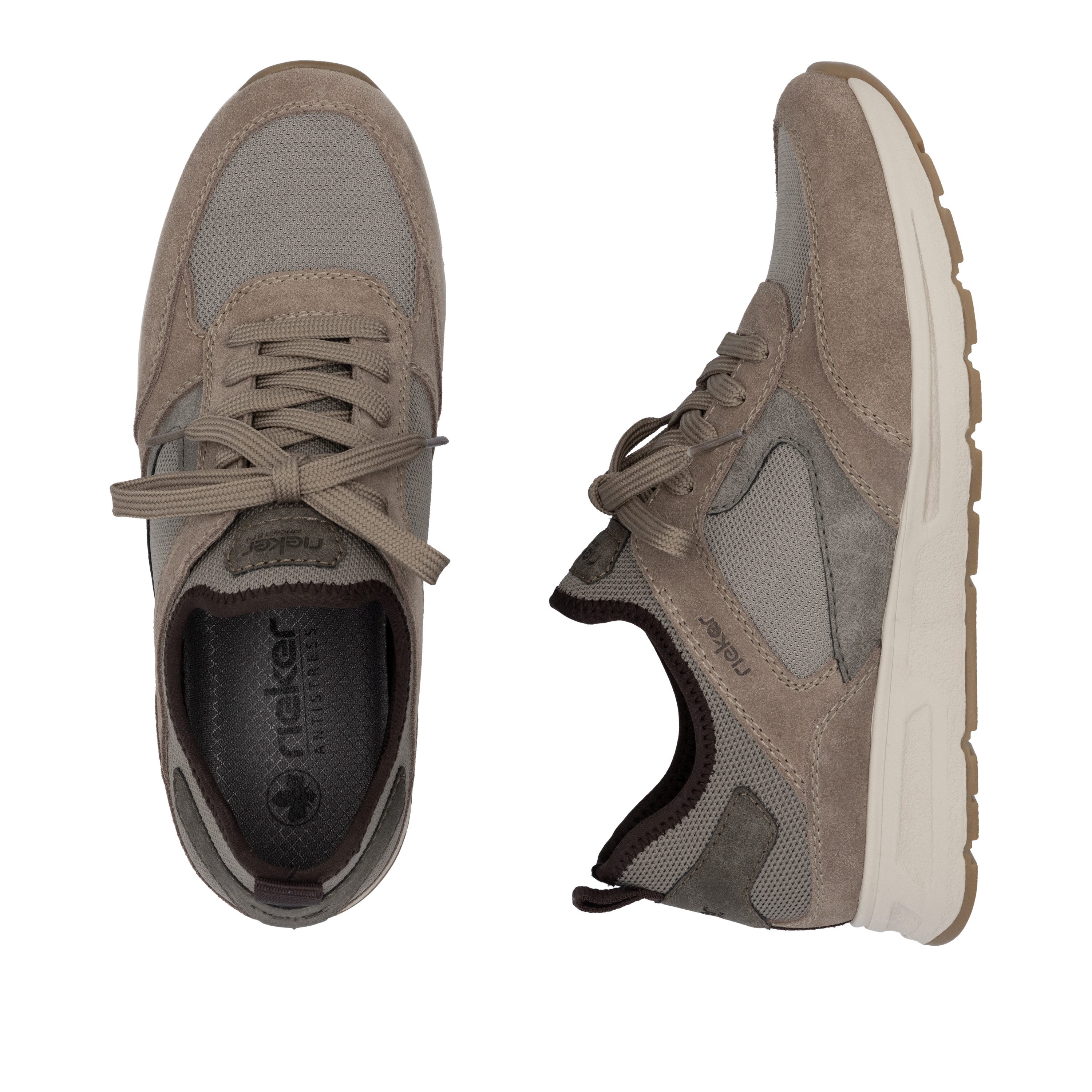Rieker Slip-on sneakers , instapschoen, lage schoen, vrijetijdssneaker met vetelement