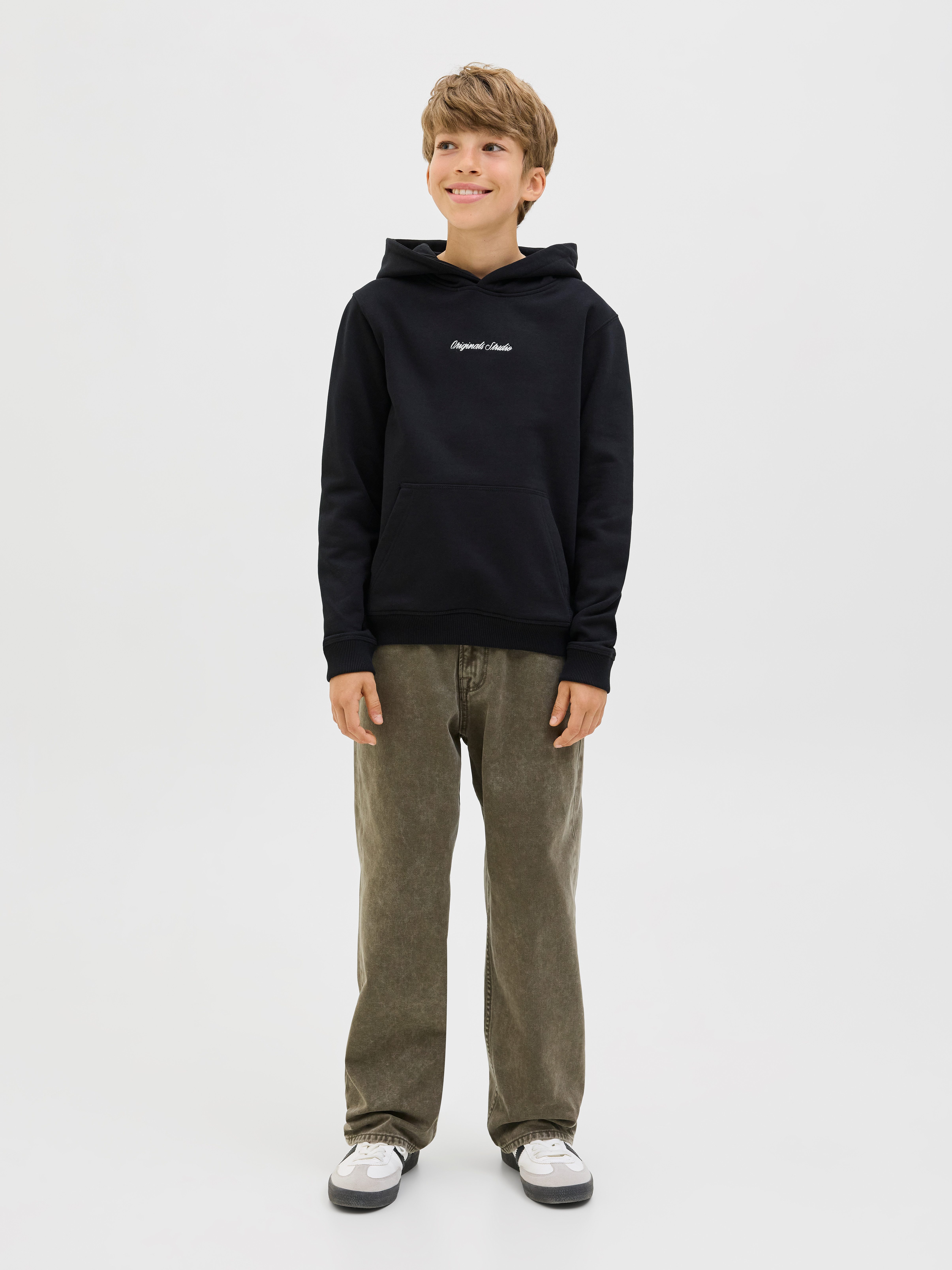 Jack & Jones Junior Hoodie JORNORREBRO EMB SWEAT HOOD NOOS JNR