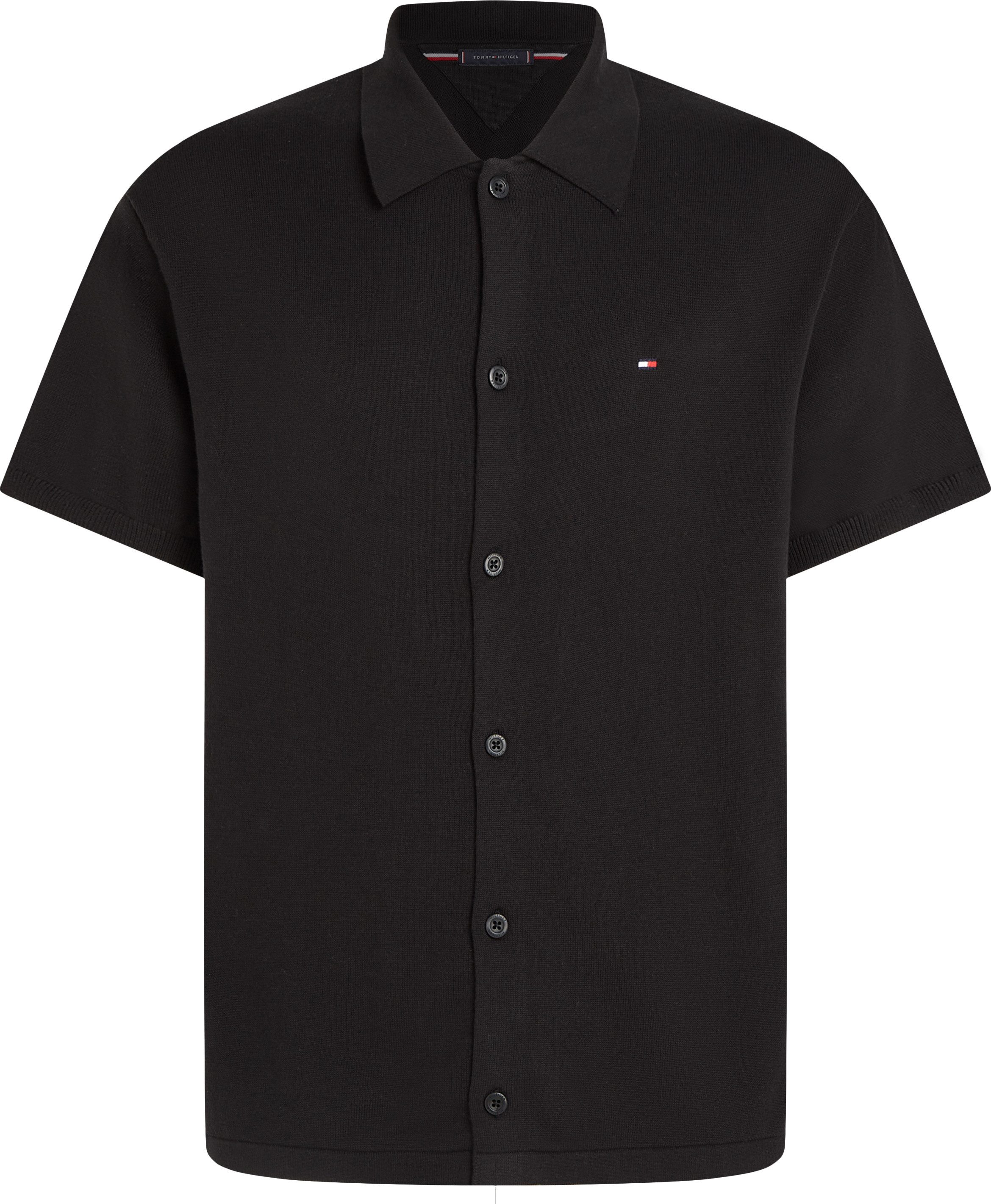 Tommy Hilfiger Overhemd met korte mouwen ESSENTIAL COTTON SS OVER SHIRT