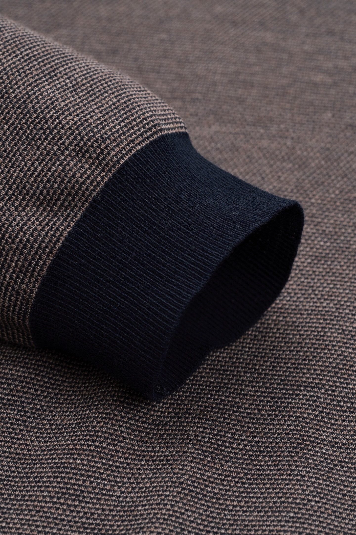Bugatti Poloshirt met lange mouwen met structuurkraag
