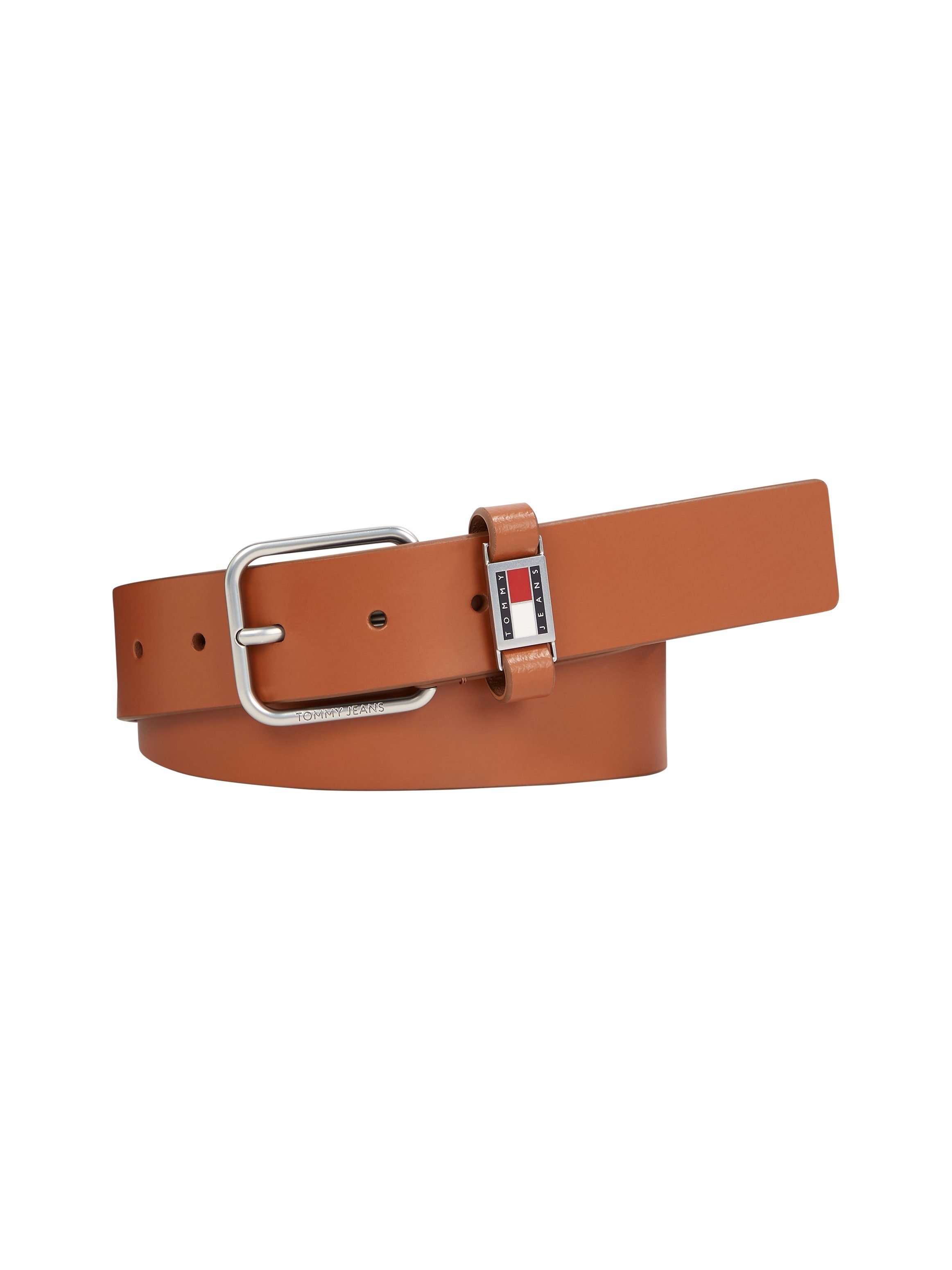 TOMMY JEANS Leren riem TJM SCANTON 3.5 heren riemen maat 90 bruin
