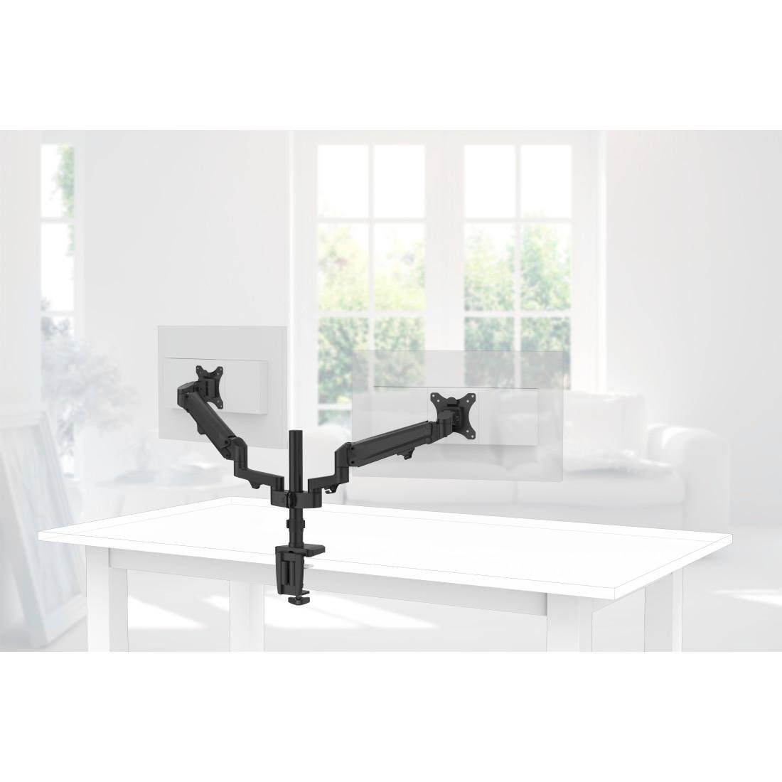 Hama Monitorhouder Beeldscherm houder, 33-81 cm(13"-32"), 2 monitoren, zwart
