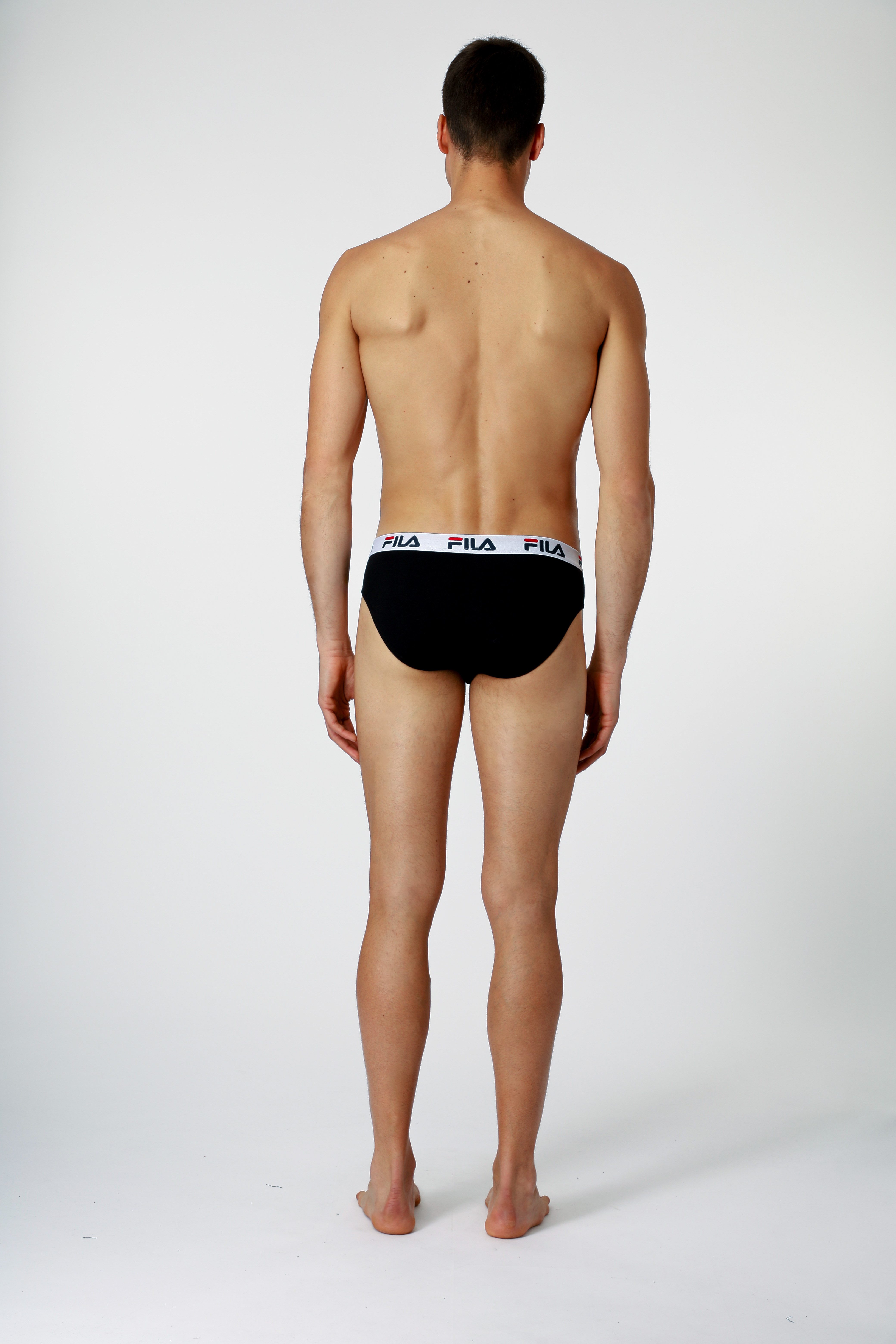 Fila Slip MAN BRIEF met elastische logoband (Set van 3)