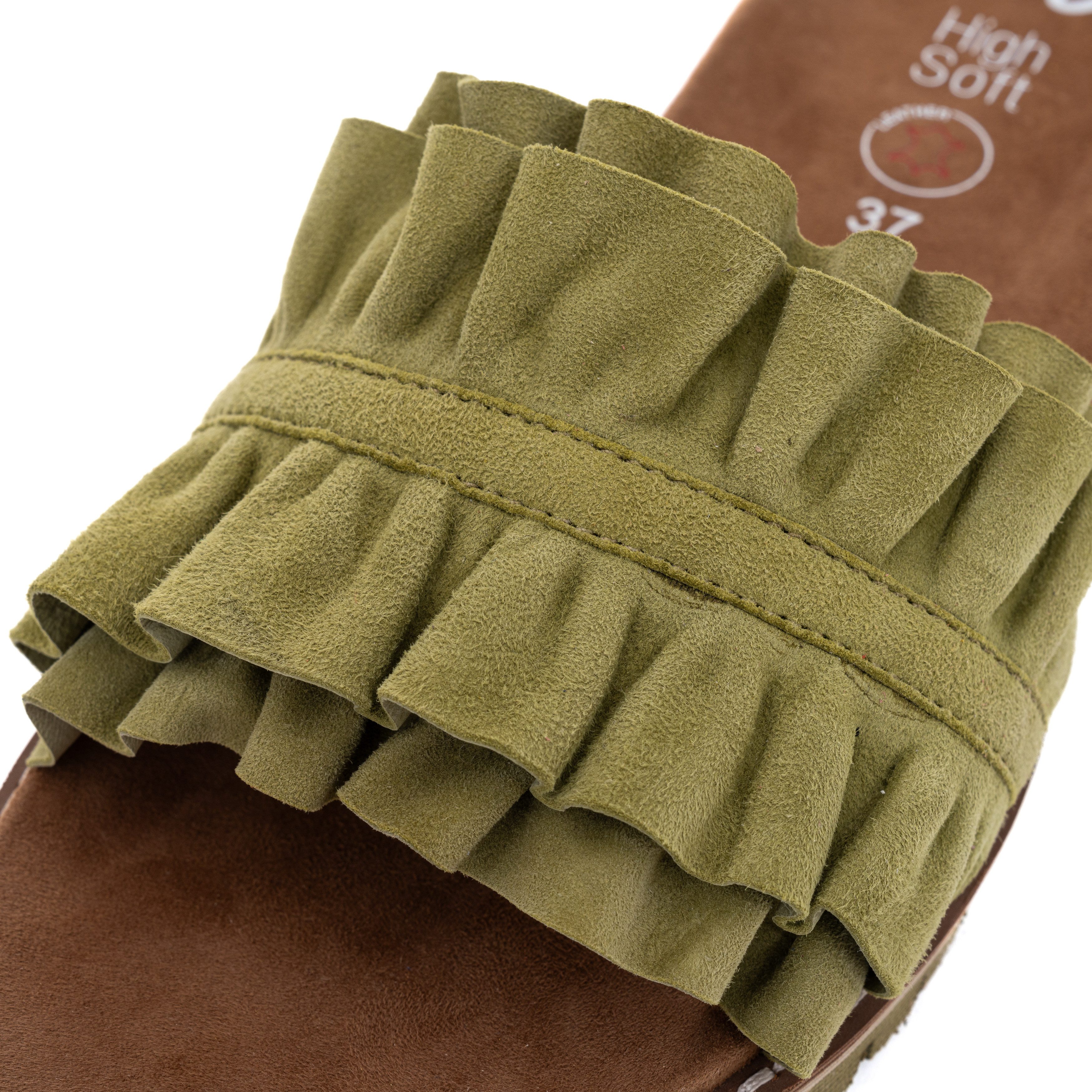 Ara Slippers KENT , slides, flats, sandaal met geplooide bandage