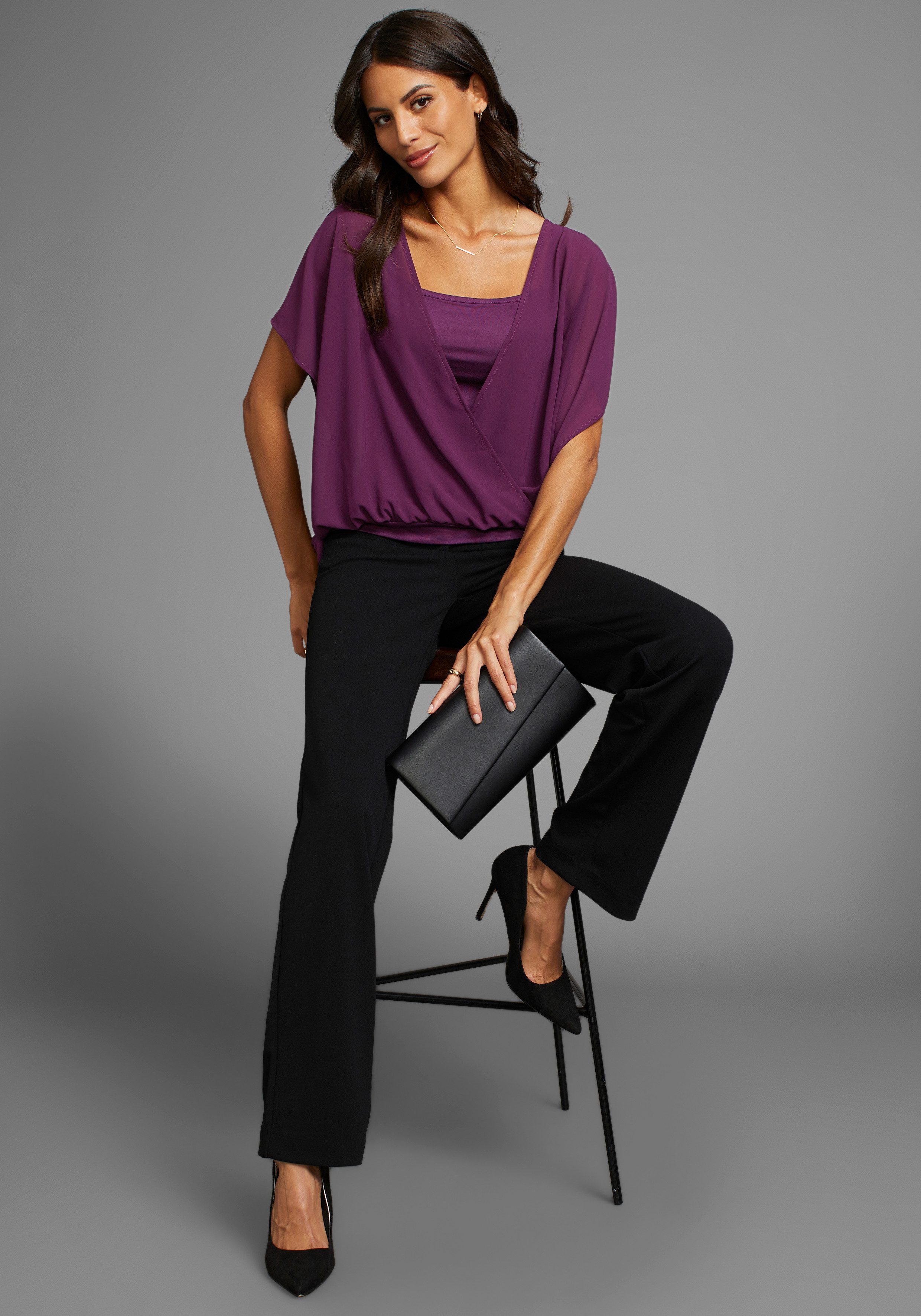 Laura Scott Shirt in delicate flaplook