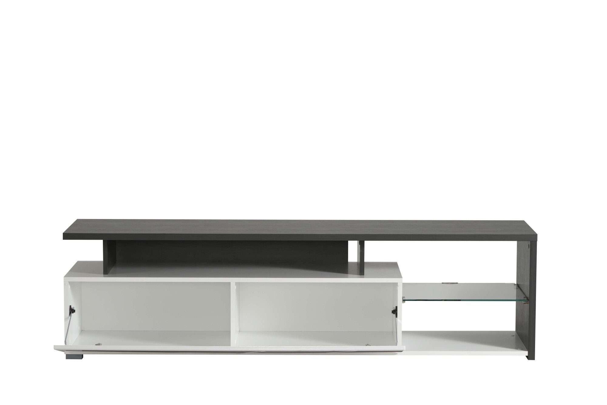 INOSIGN Tv-meubel Arctic TV-Board TV-kast, Br. 170 cm, met en zonder LED-verlichting, front met frezing