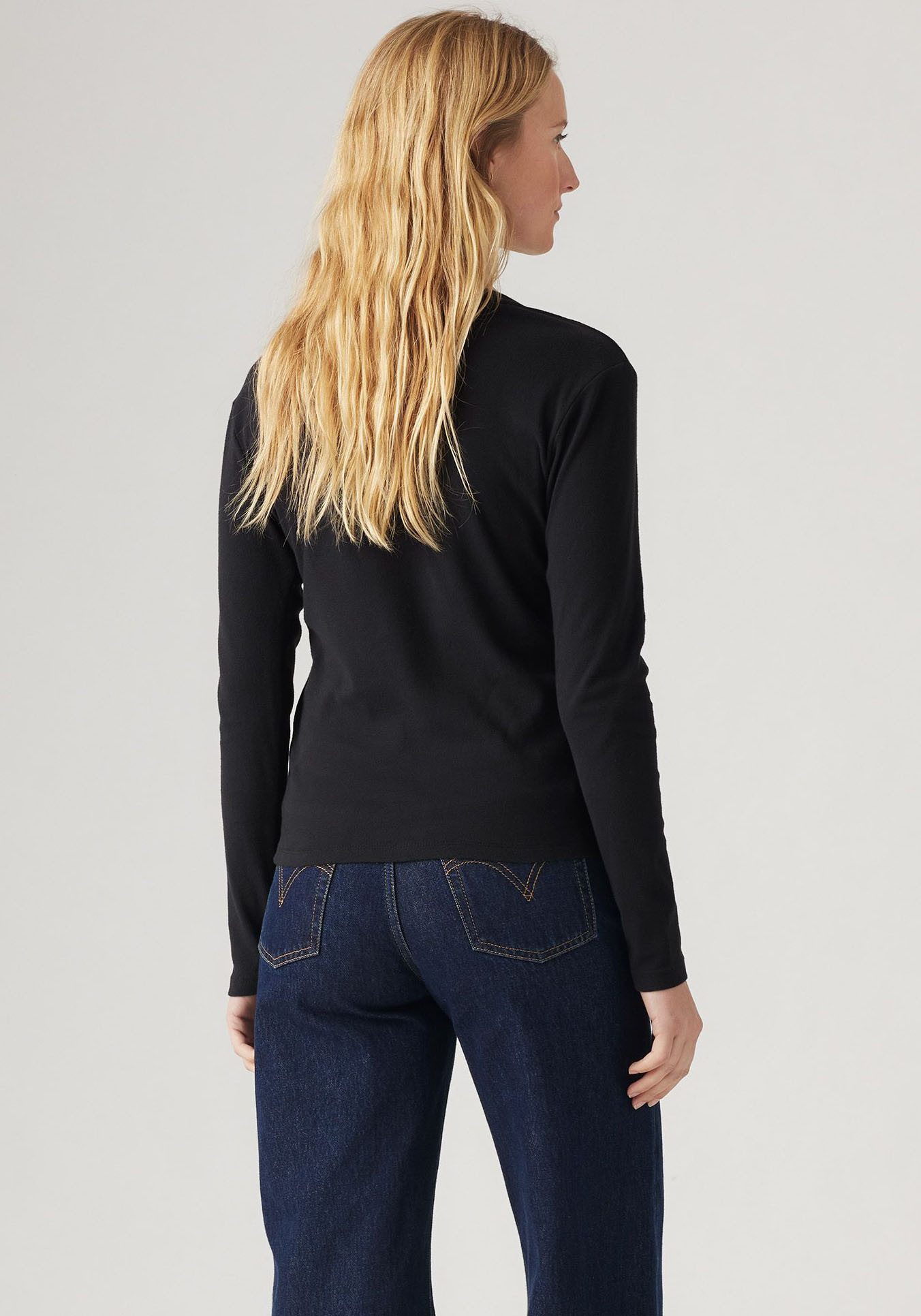 Levi's® Shirt met lange mouwen ESSENTIAL HM LS VNECK
