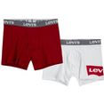 levi's kidswear boxershort batwing boxershort brief for boys (2 stuks) wit