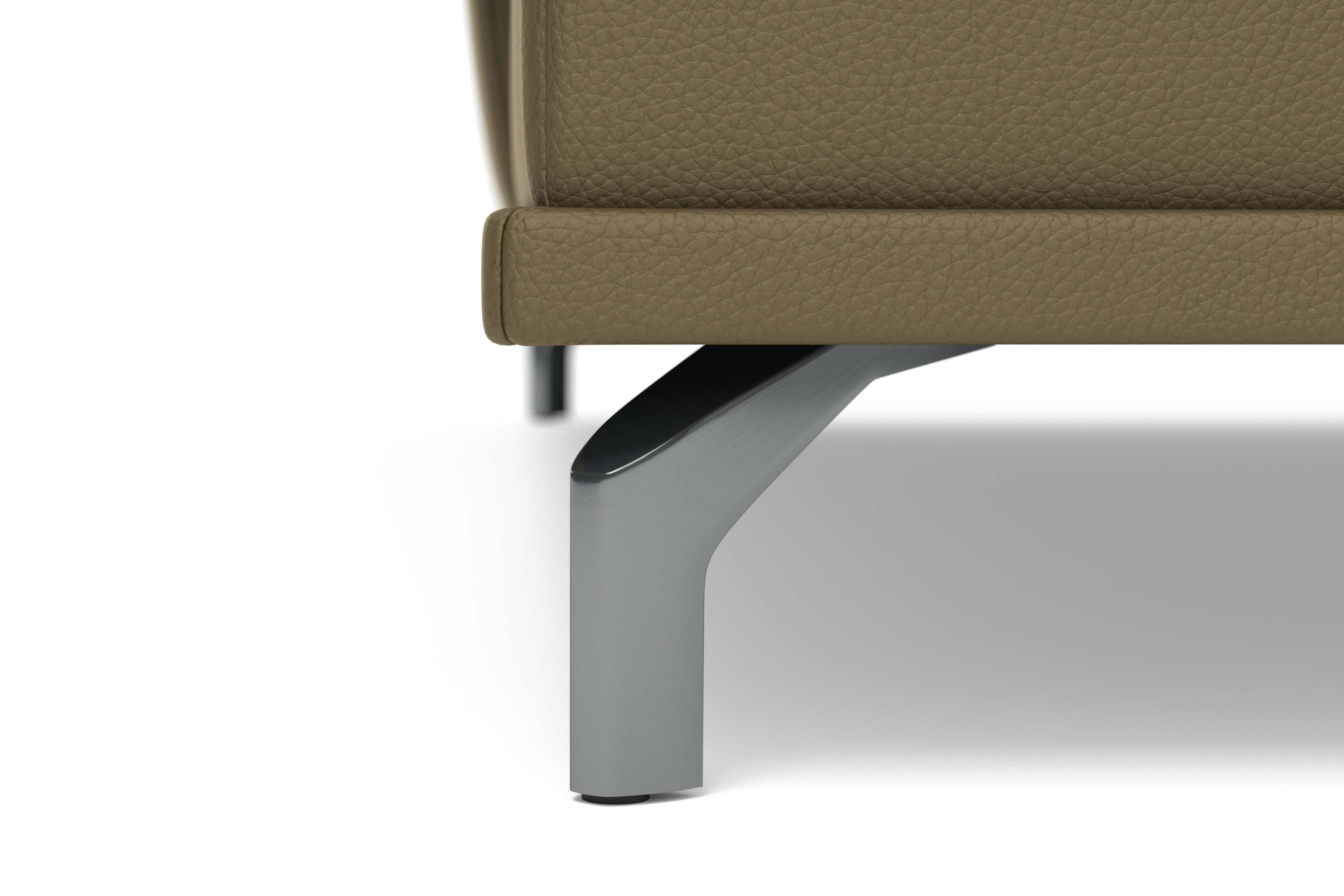 Places of Style Hoekbank Costello L-vorm, met zitdiepteverstelling, armleuningverstelling en