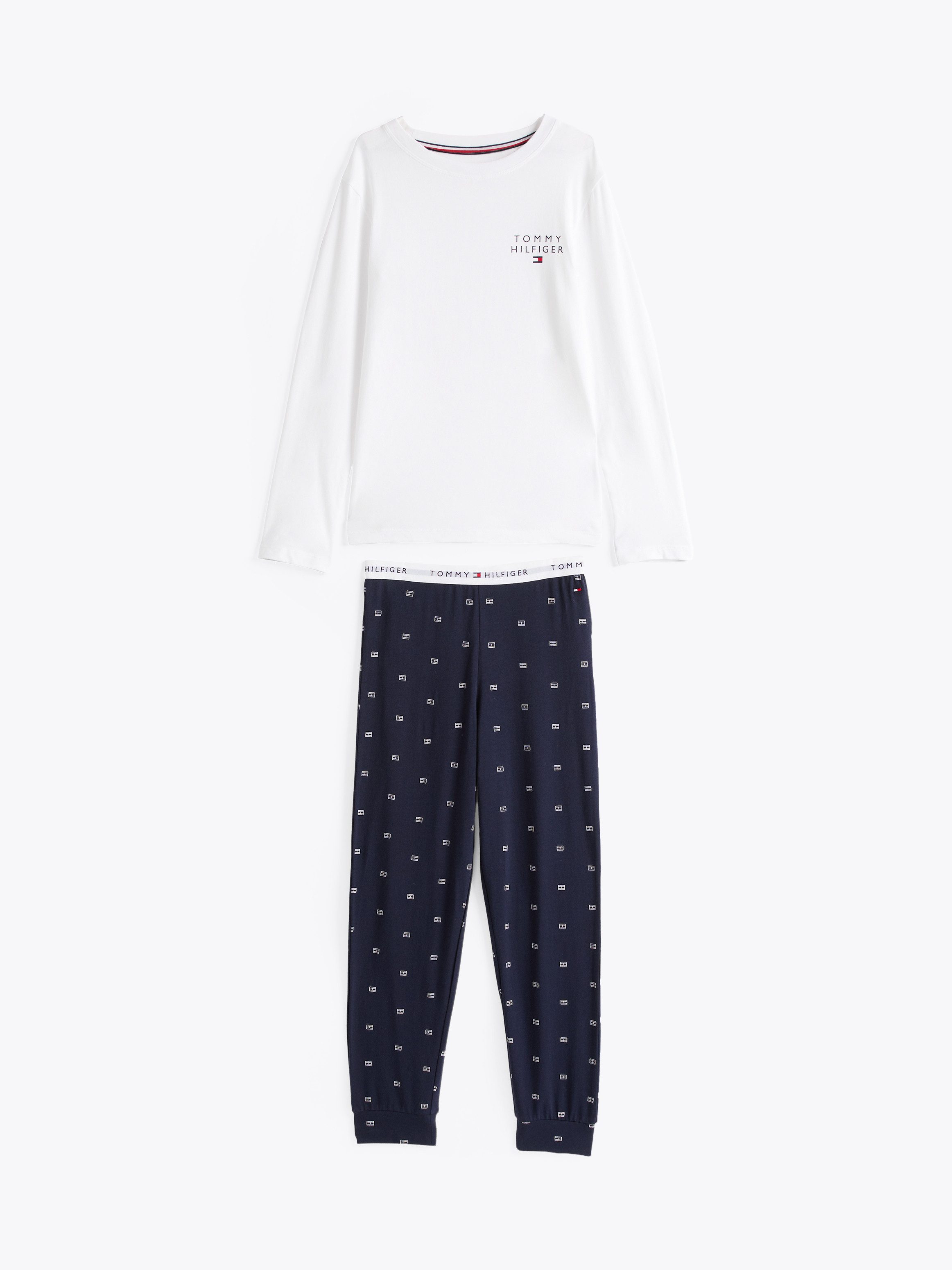 Tommy Hilfiger Underwear Pyjama met logo-opschriften (2-delig)