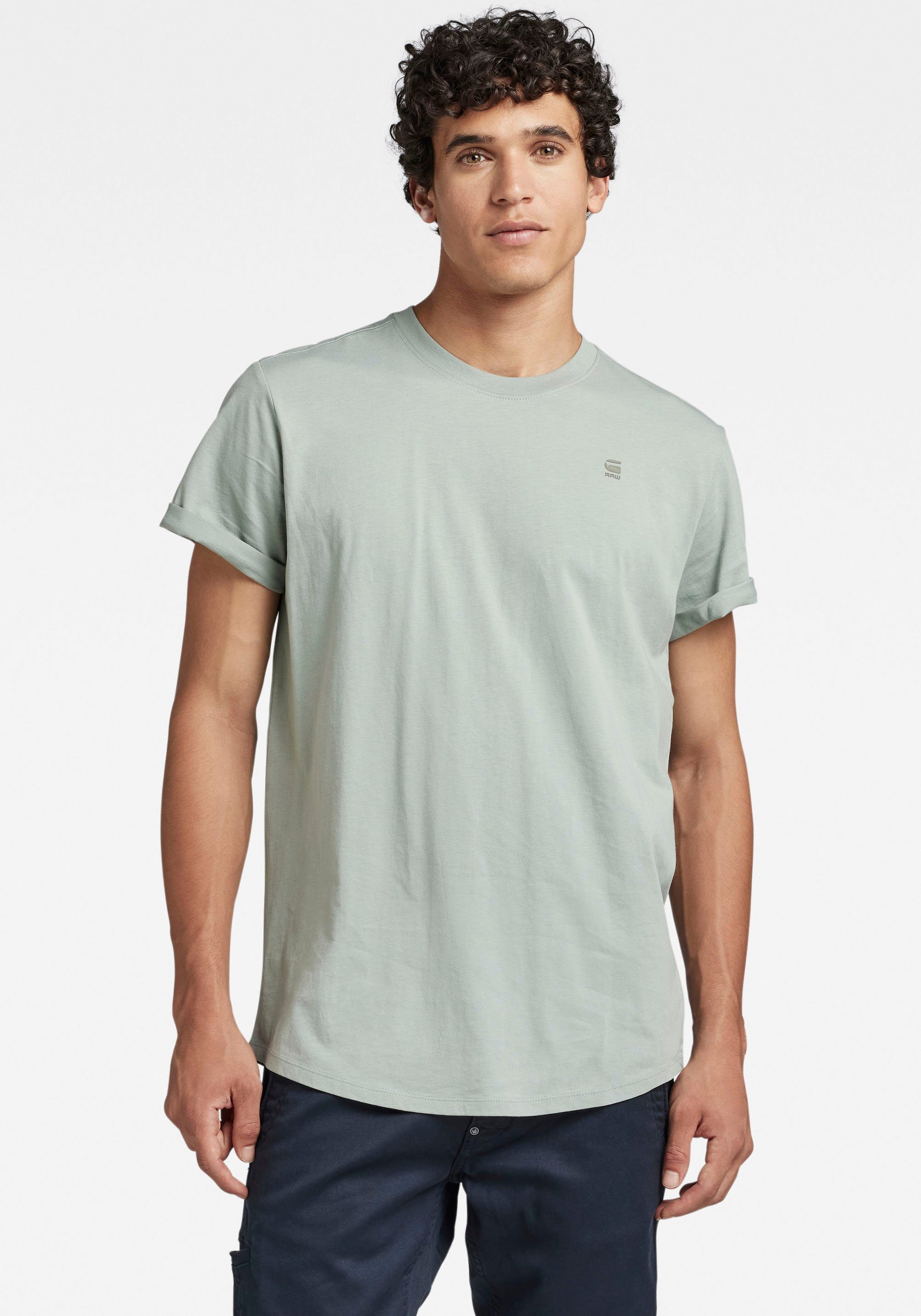 G-Star RAW T-shirt Lash met kleine logo stitching