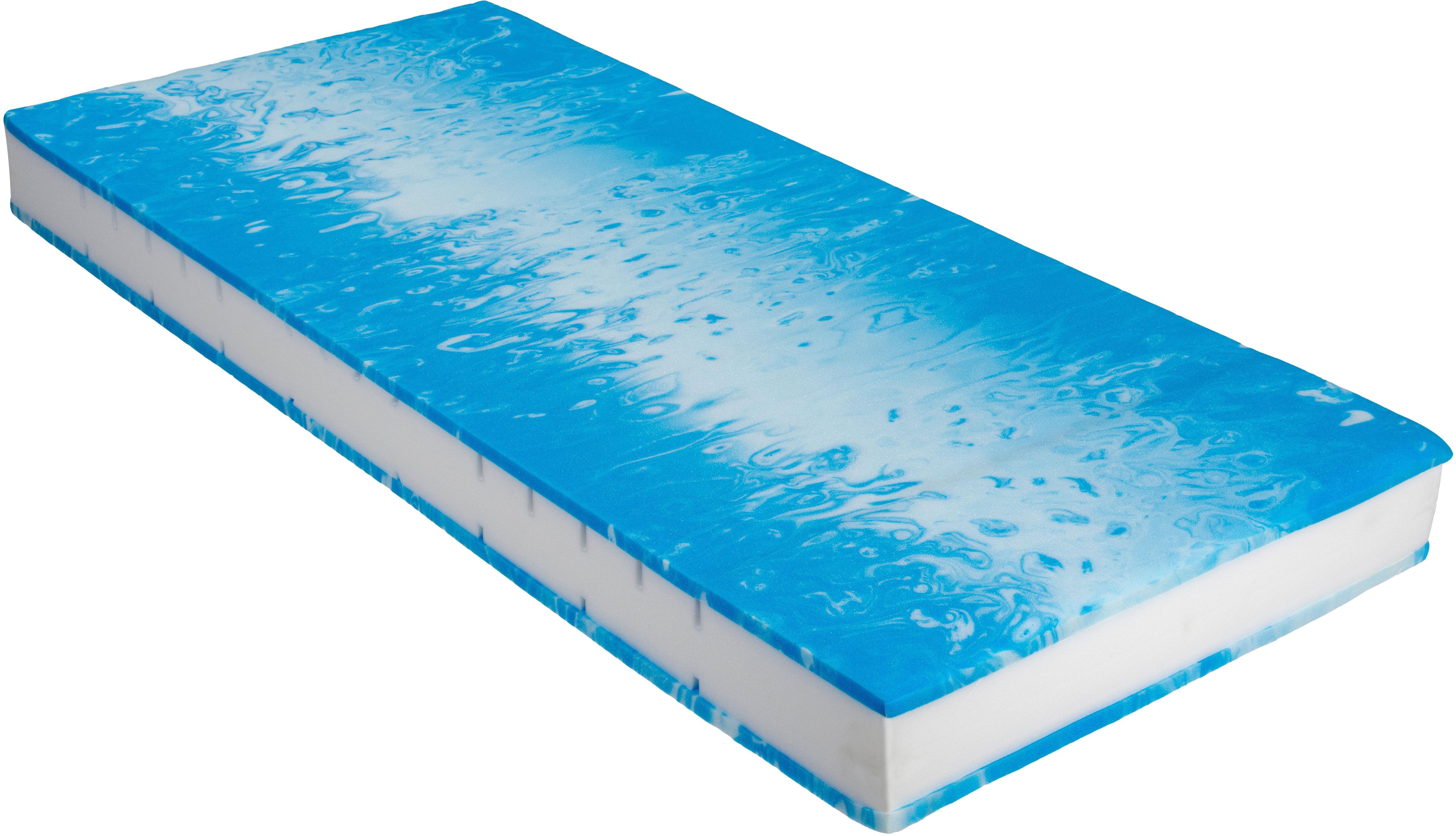 Beco Gelschuimmatras Duo gel comfort comfortabele matras in 90x200, 140x200 cm en andere afm hoogte 20 cm