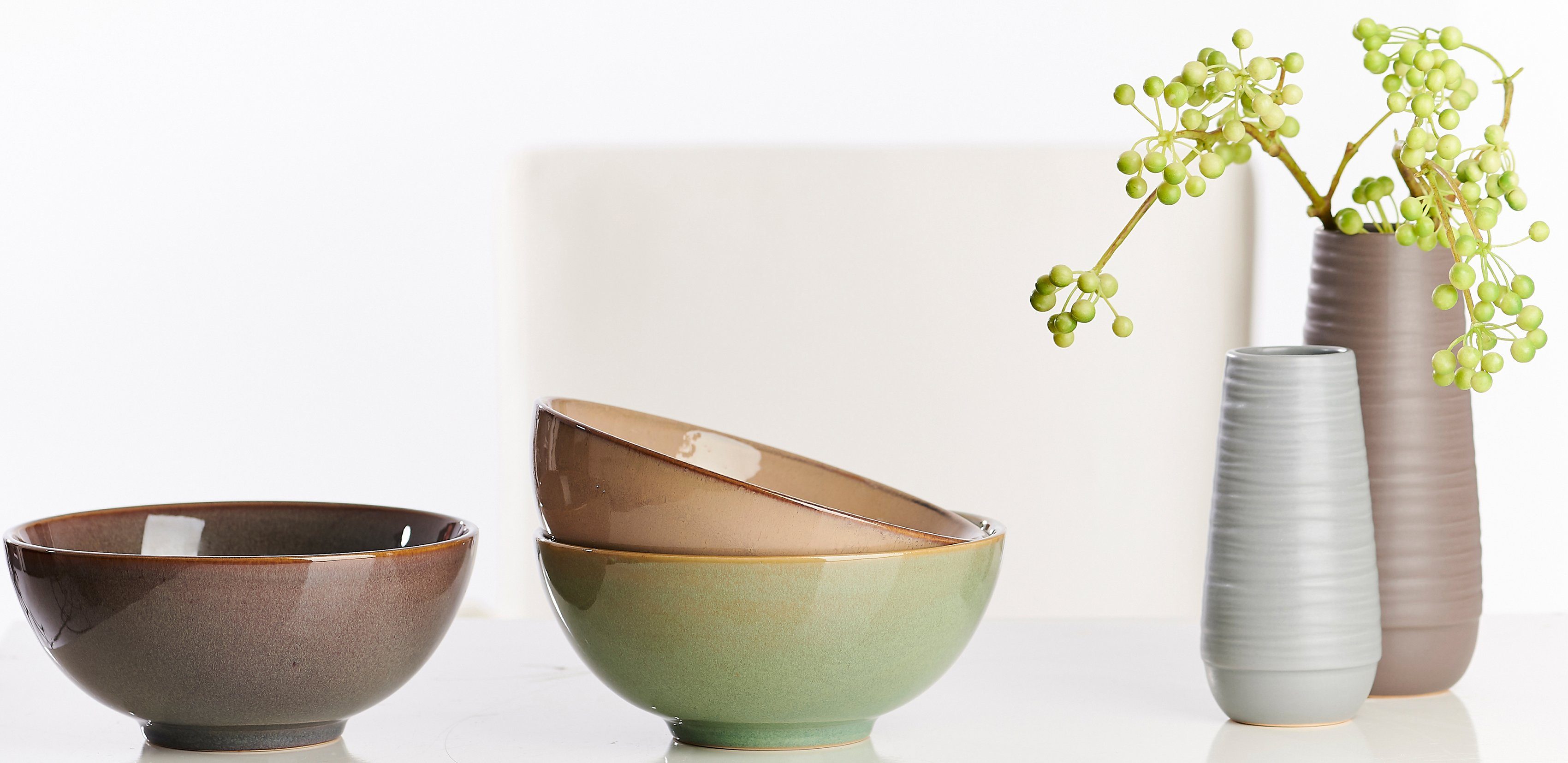 Ritzenhoff & Breker Schaal Puebla Boeddha-bowls, Ø 17,5 cm (set, 2-delig)