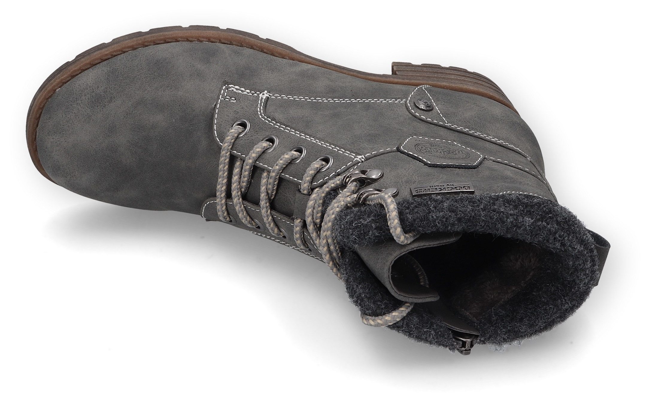 Dockers by Gerli Veterlaarsjes , veterschoenen, winterlaarzen met vilt aan de schacht