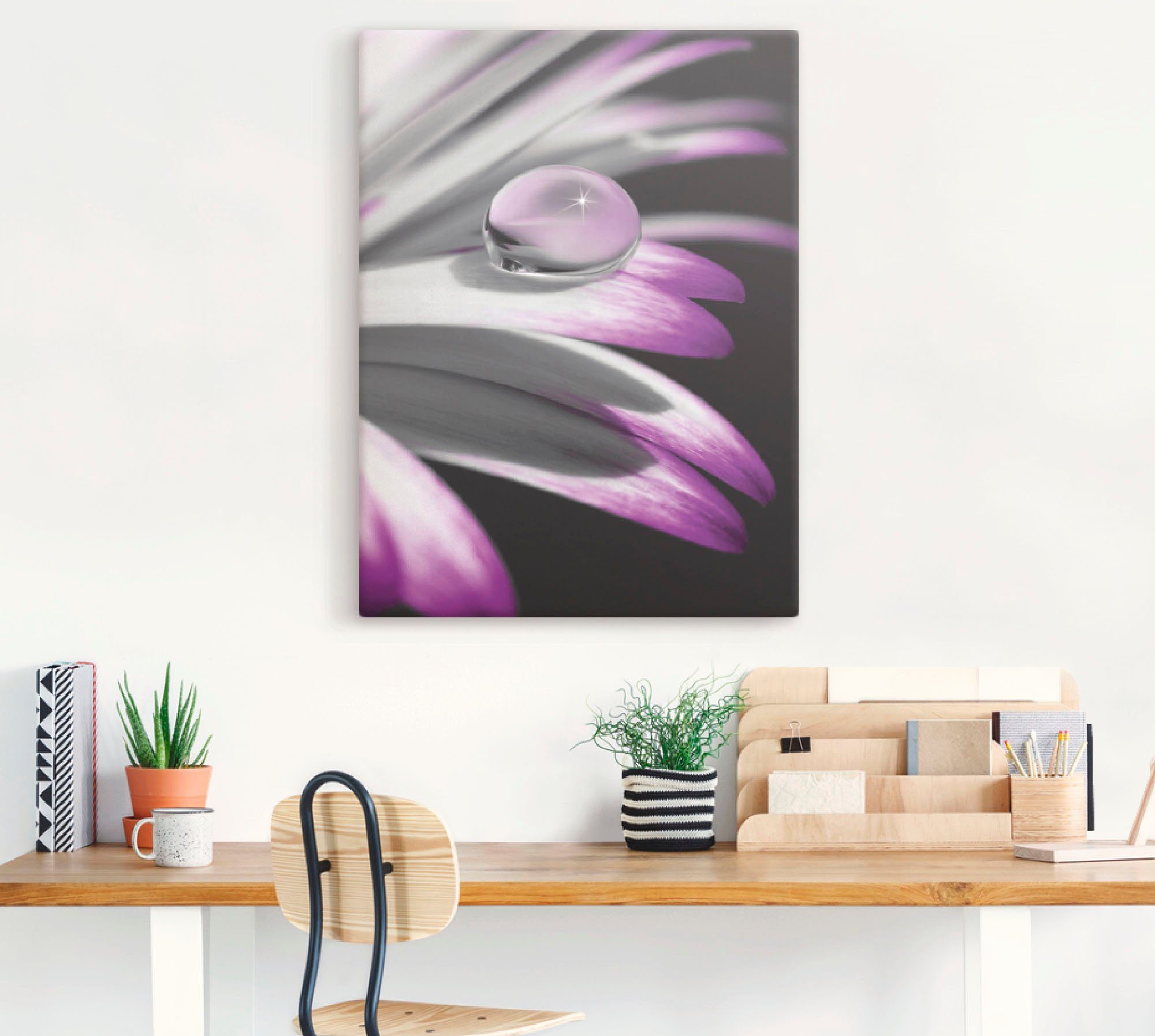 Artland Artprint Druppel als artprint op linnen, poster, muursticker in verschillende maten