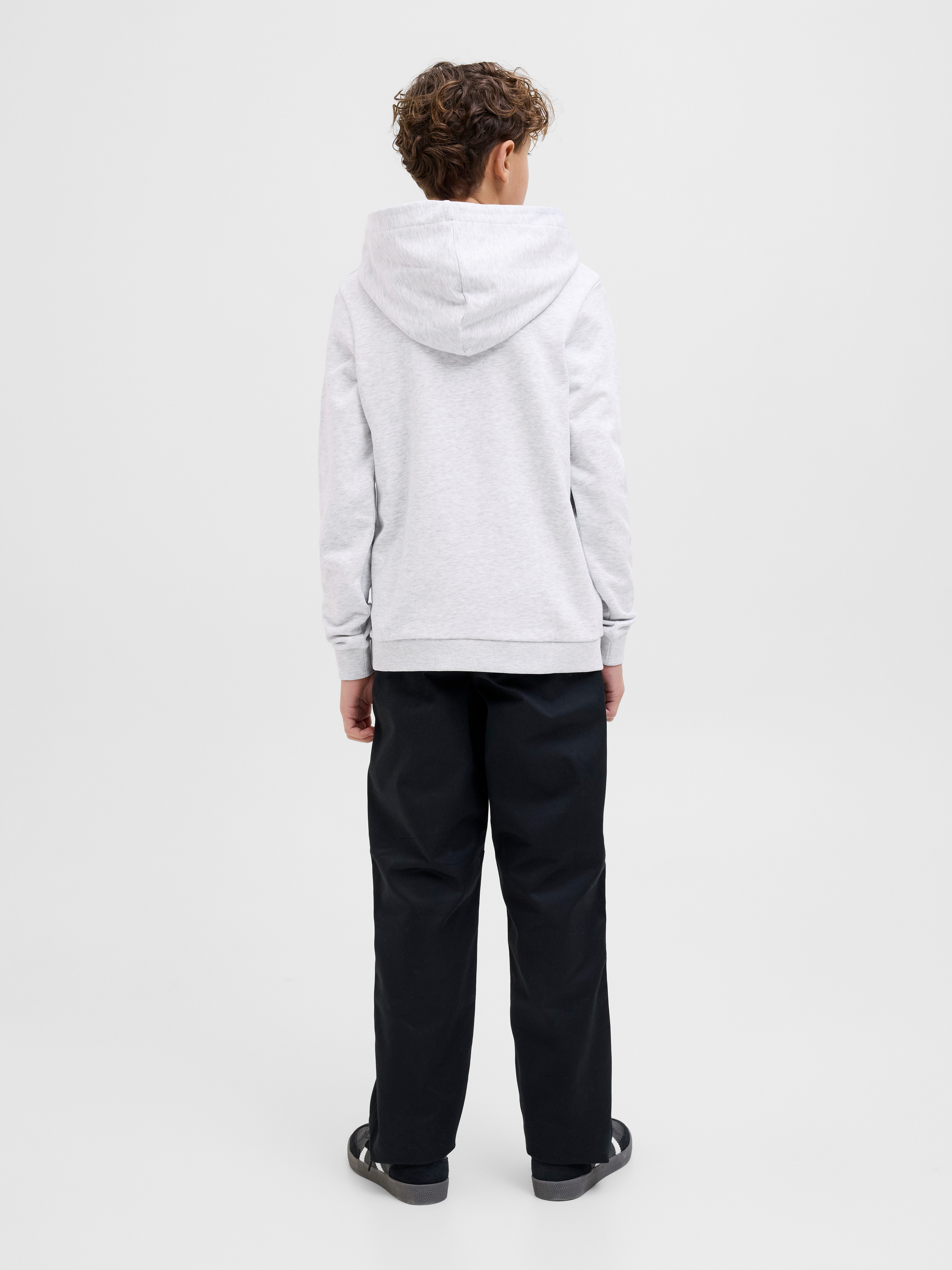 Jack & Jones Junior Hoodie JCOLOGAN SS24 PRINT SWEAT HOOD SN JNR