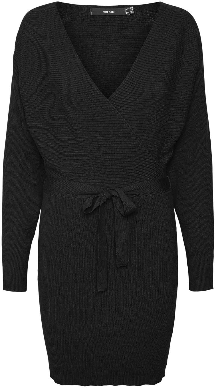 Vero Moda Gebreide jurk VMHOLLYREM LS V-NECK DRESS GA NOOS