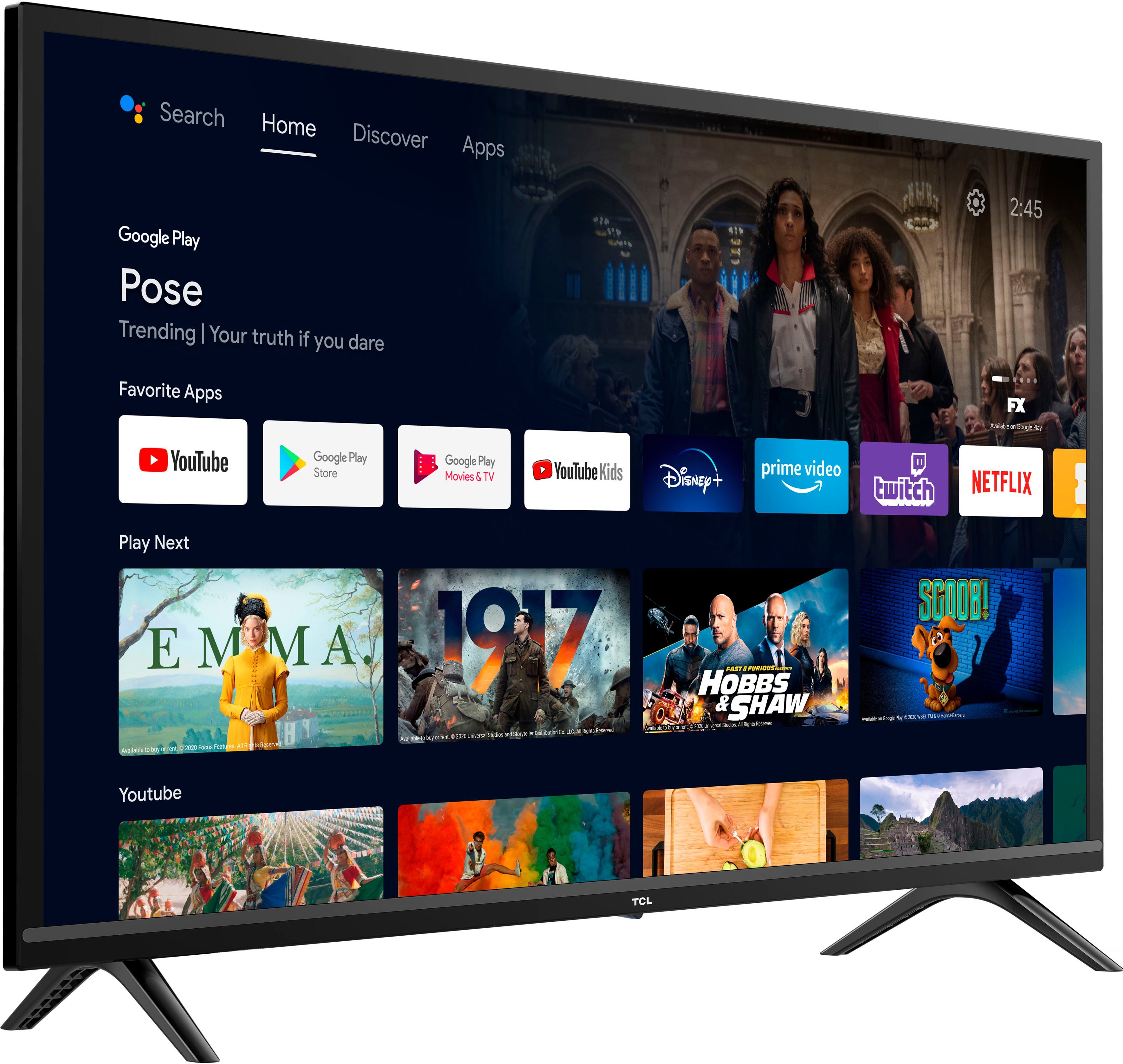 TCL Led-TV 32S5203, 81 cm / 32", HD ready, Smart TV - Android TV