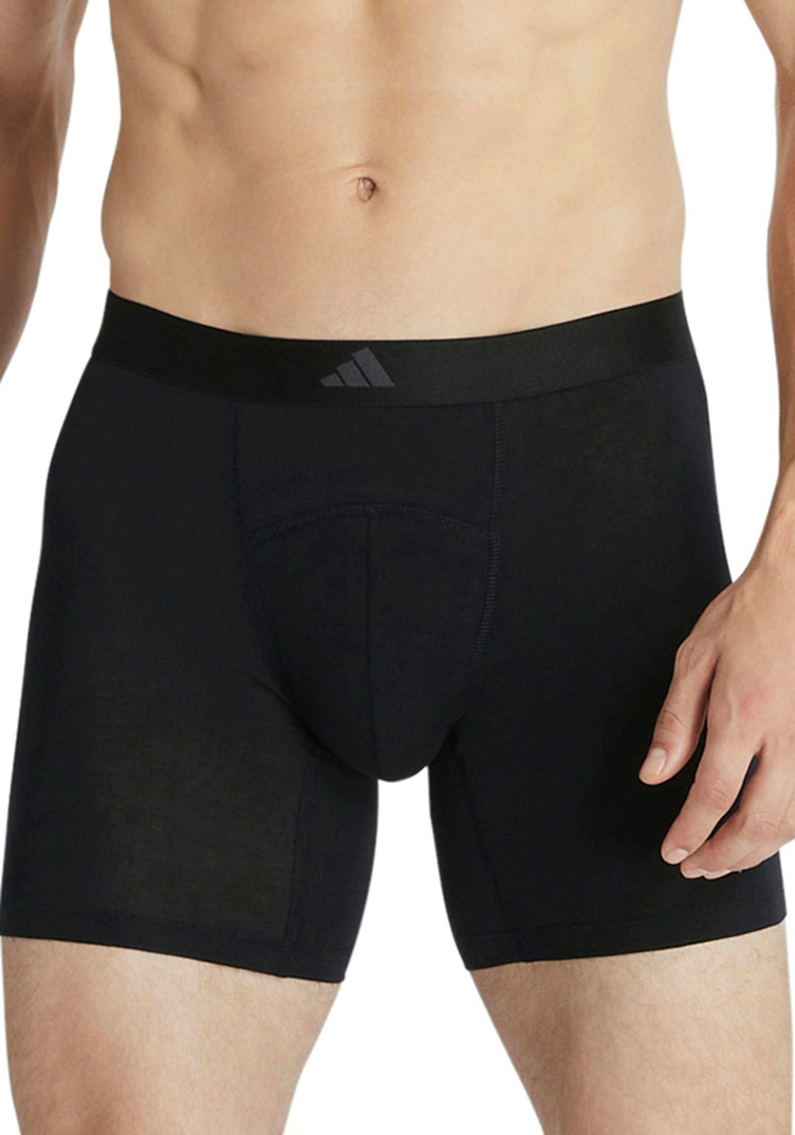 adidas Sportswear Boxershort "Active Flex Cotton" met eenvoudig ontwerp (Set van 2)