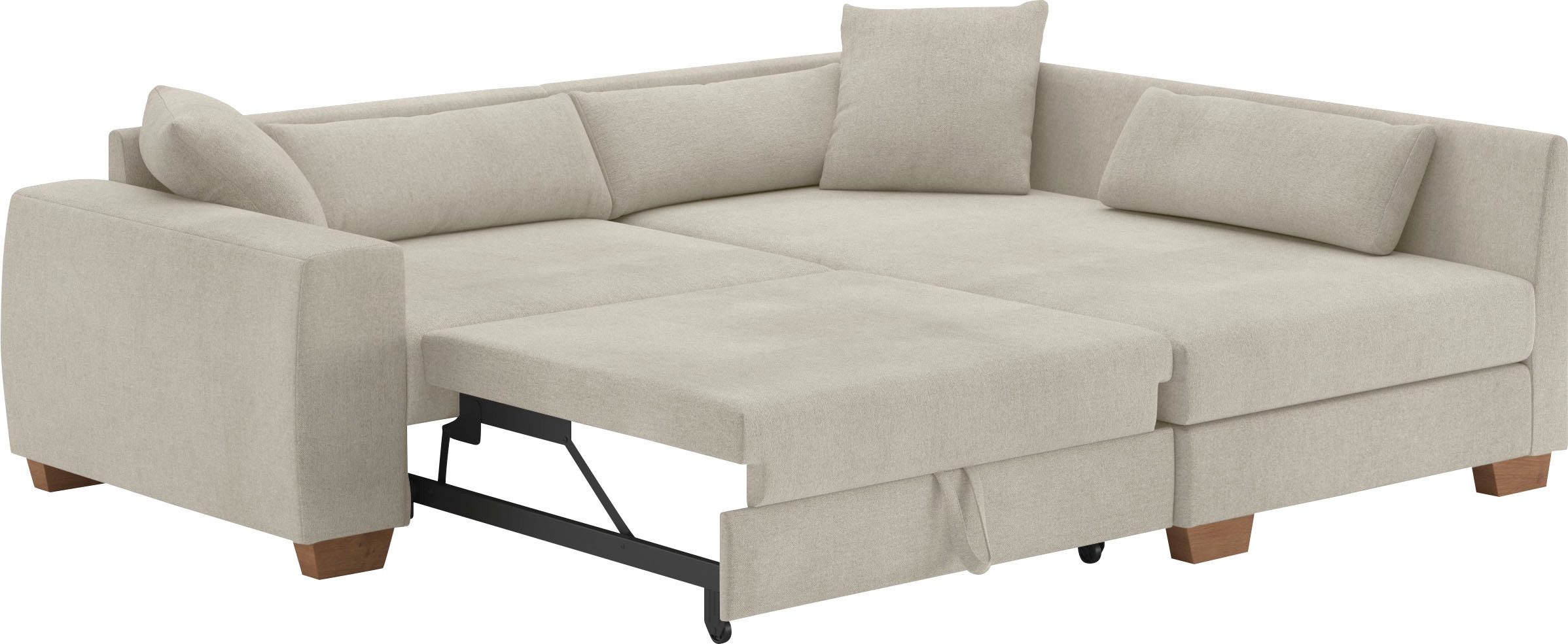Mr. Couch Hoekbank Helena L-vorm Met binnenvering, optioneel met bed en pocketvering