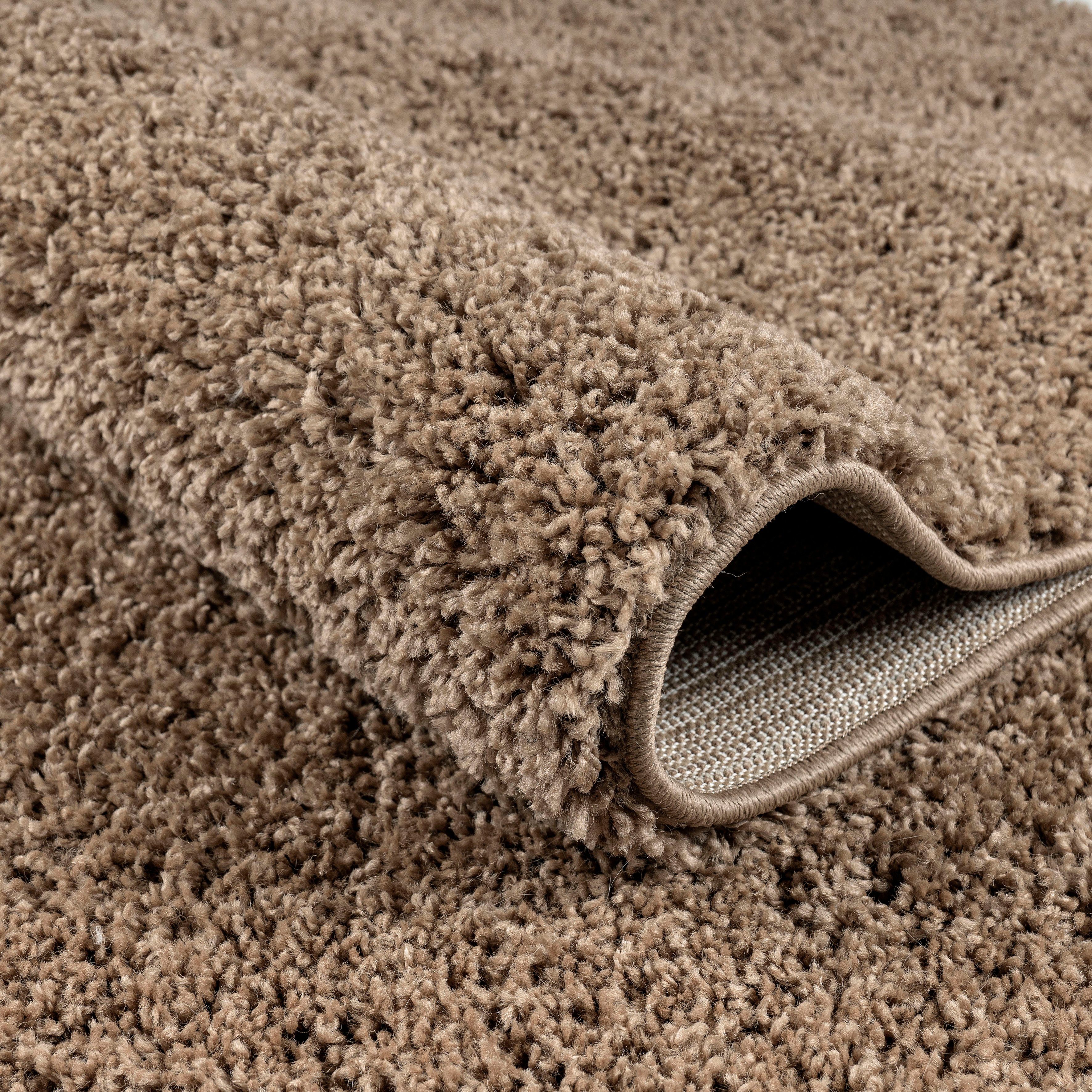 Bruno Banani Hoogpolig vloerkleed Shaggy Soft geweven, uni kleuren, bijzonder zacht en knuffelig, klantenfavoriet