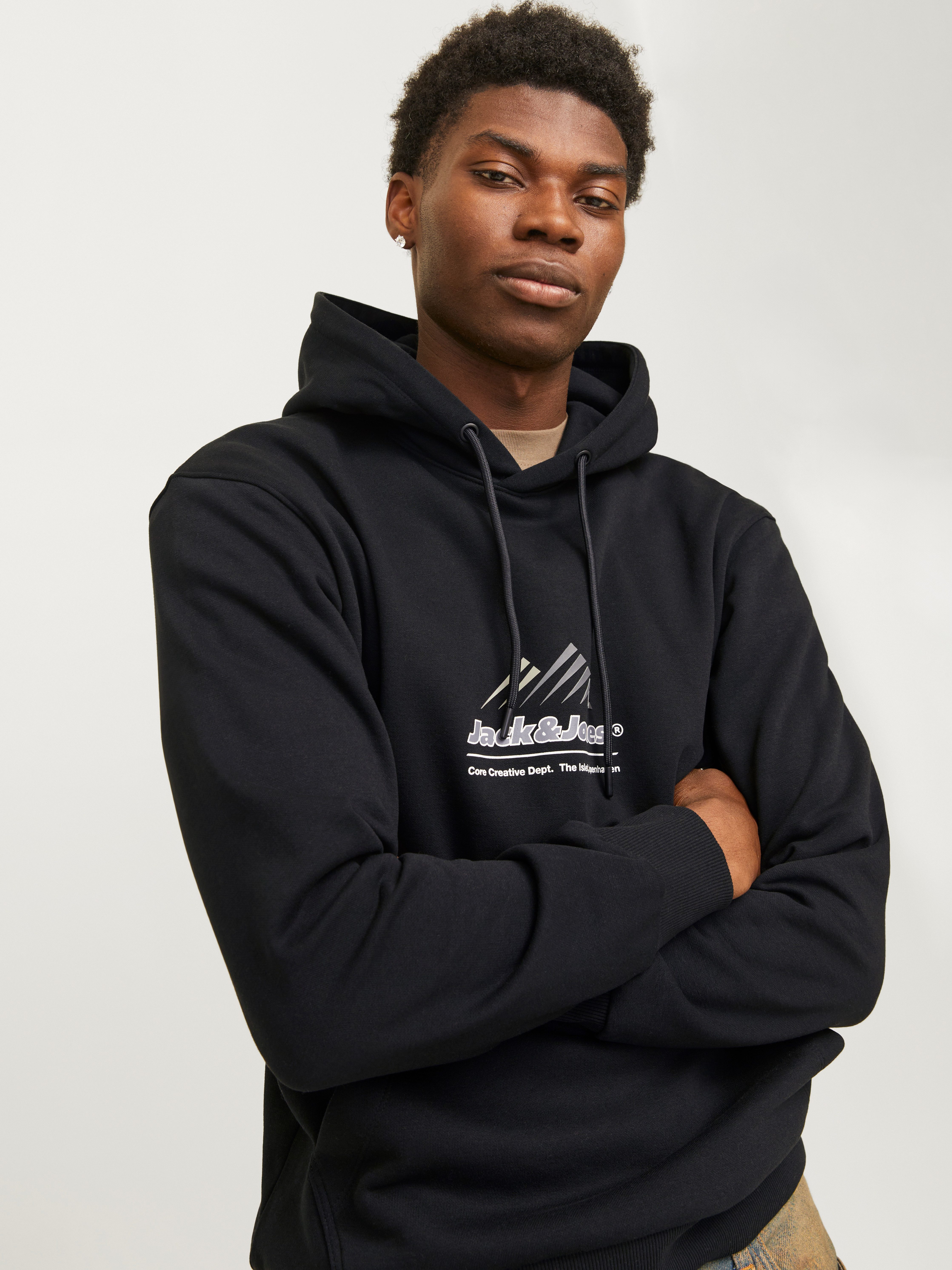 Jack & Jones Hoodie JCOLIMA LOGO SWEAT HOOD BF