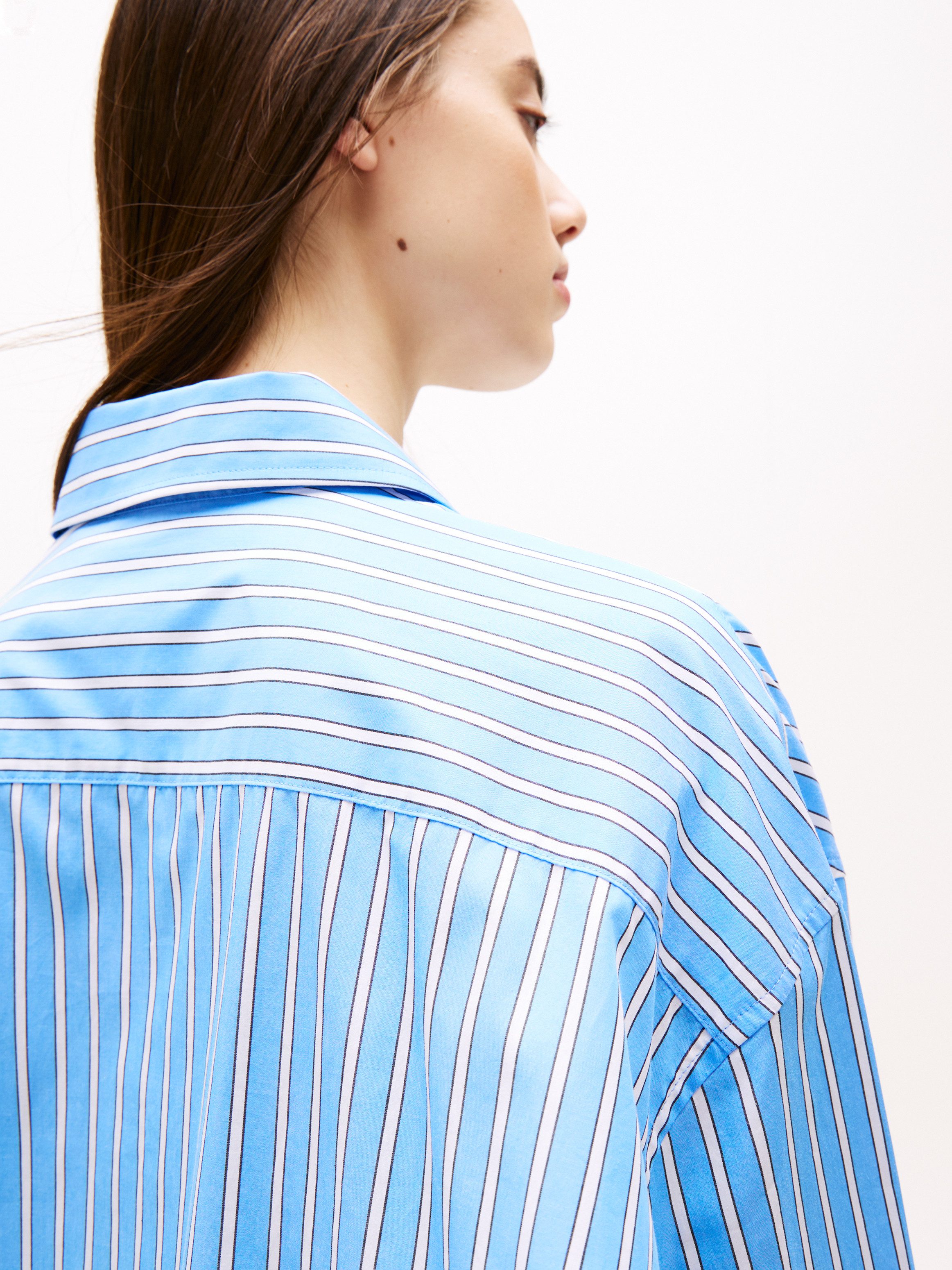 TOMMY JEANS Jurk met overhemdkraag TJW OVS MINI SHIRT DRESS EXT