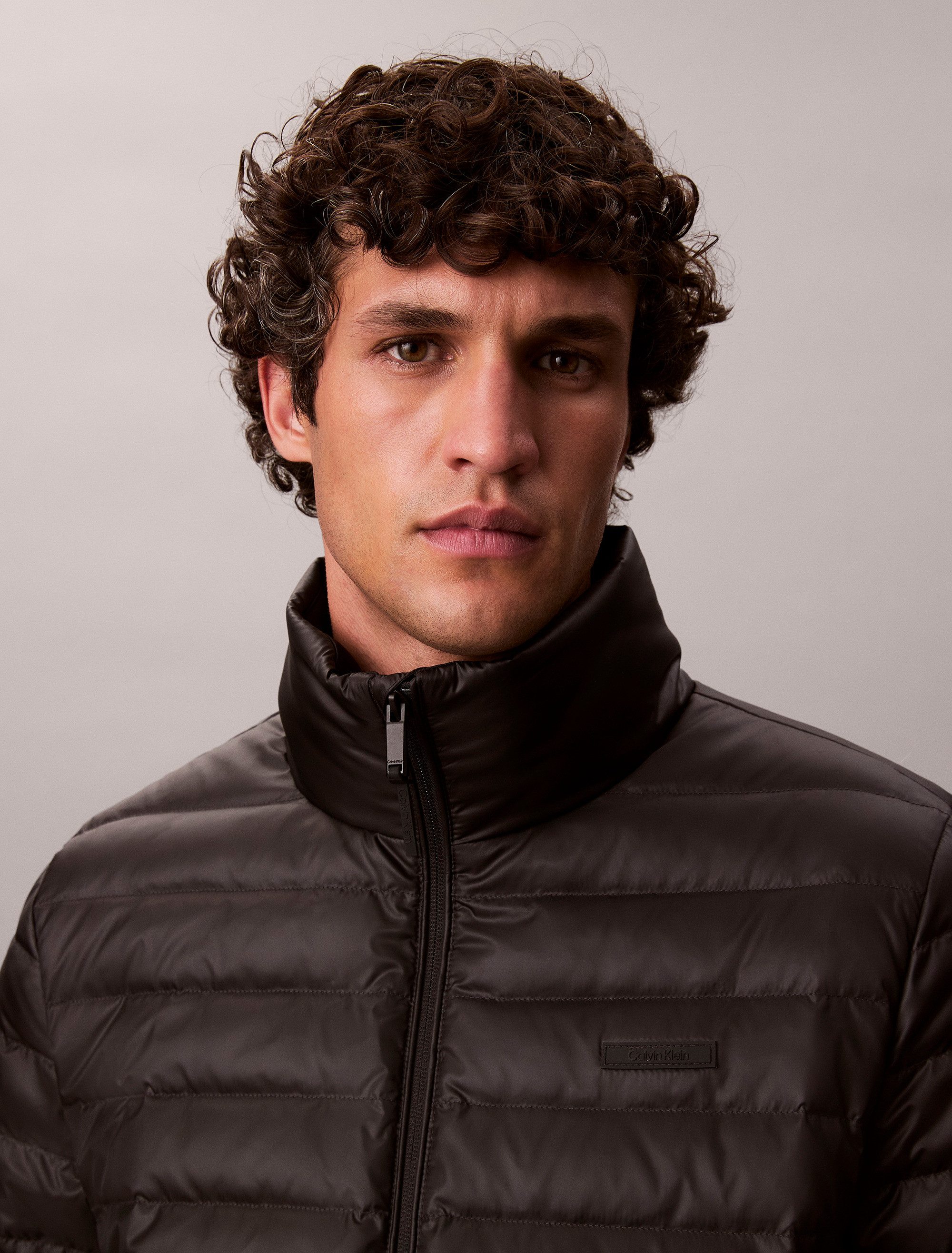 Calvin Klein Gewatteerde jas LS LT WT NYLN CHNNLD