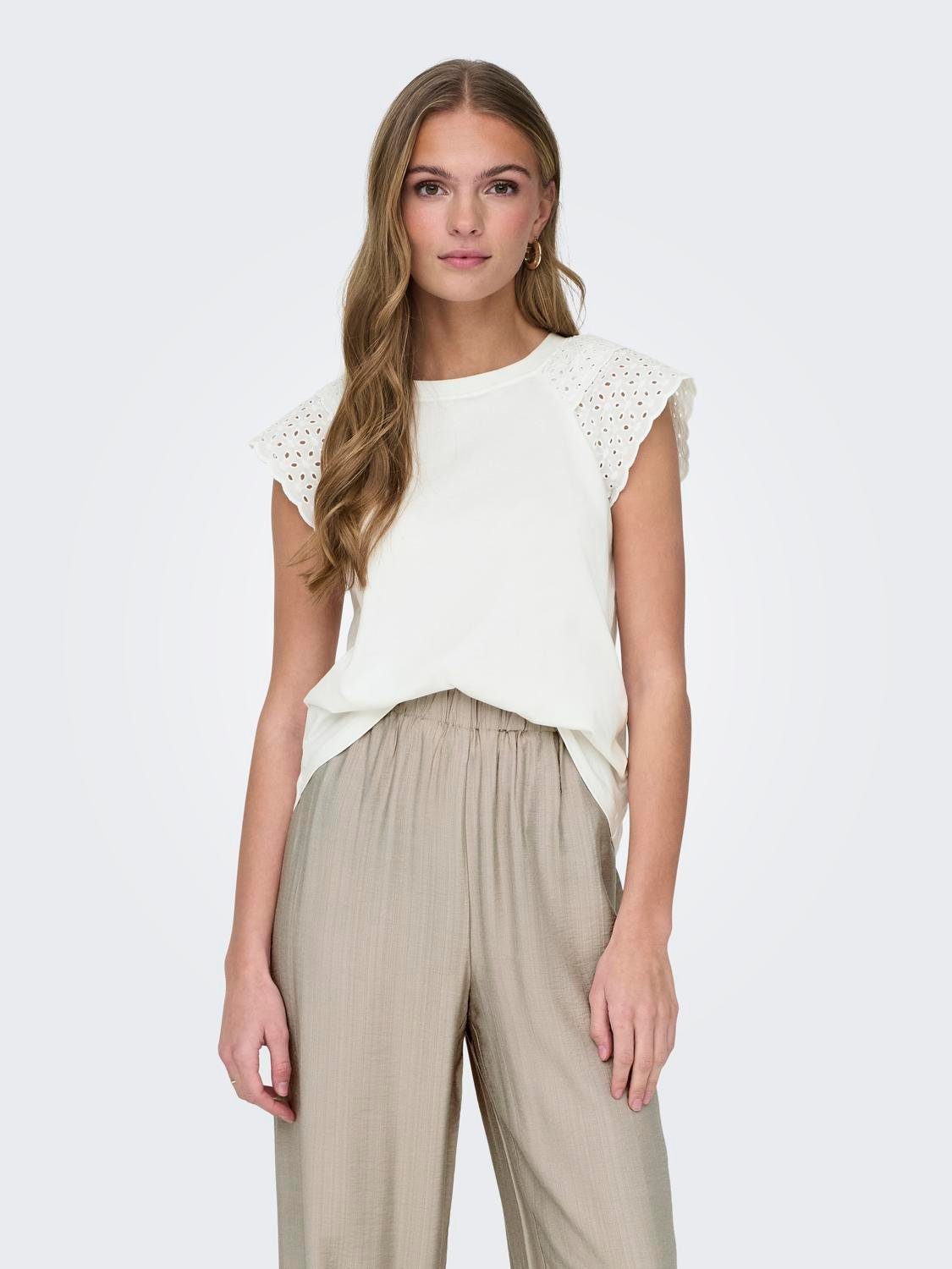 Only Shirt met korte mouwen ONLXIANA LIFE S S MIX TOP JRS