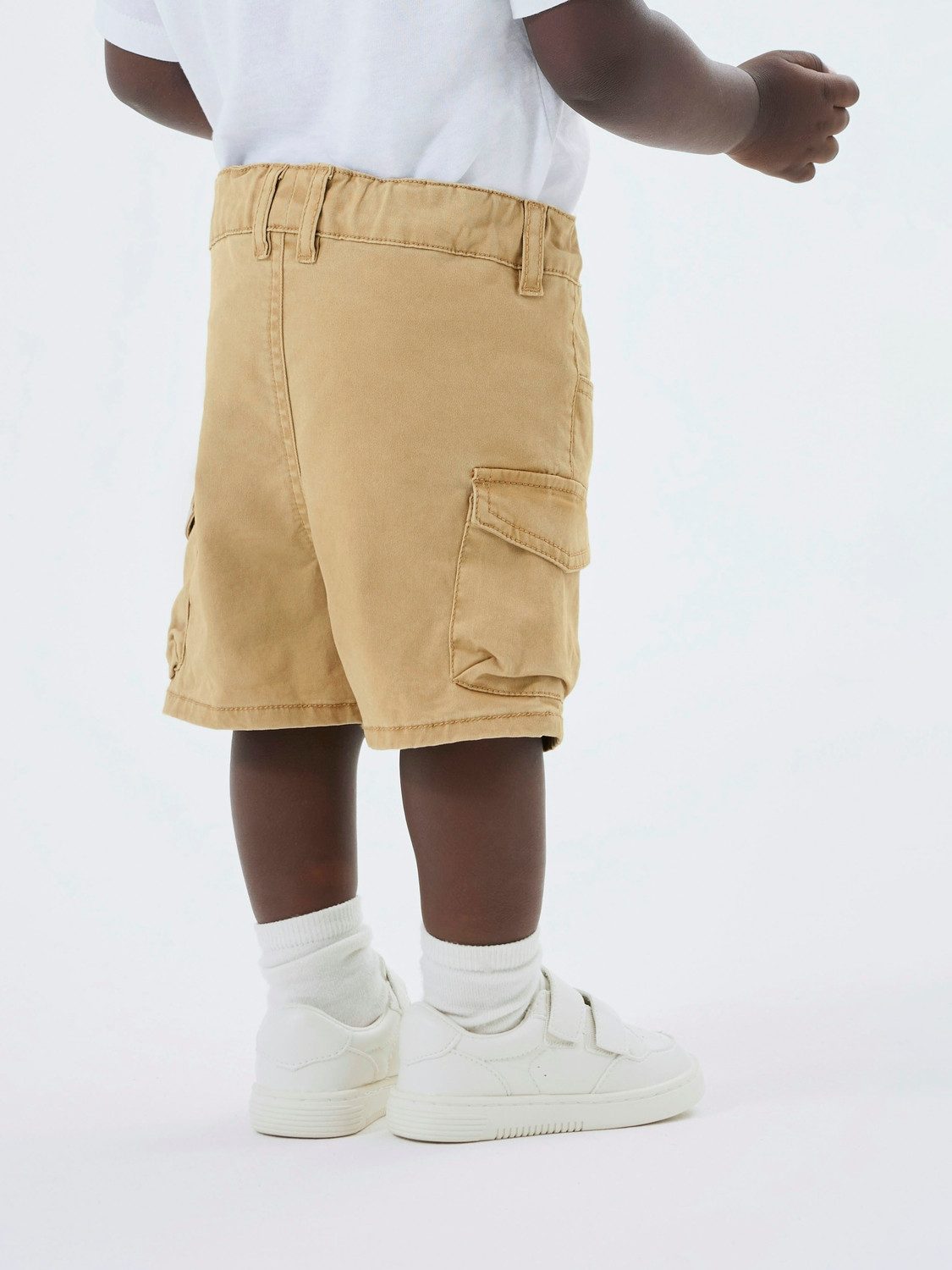 Name It Cargoshort NMMBEN BAG CARGO TWI SHORTS 1771-HI NOOS jongens cargobroeken maat 104 beige