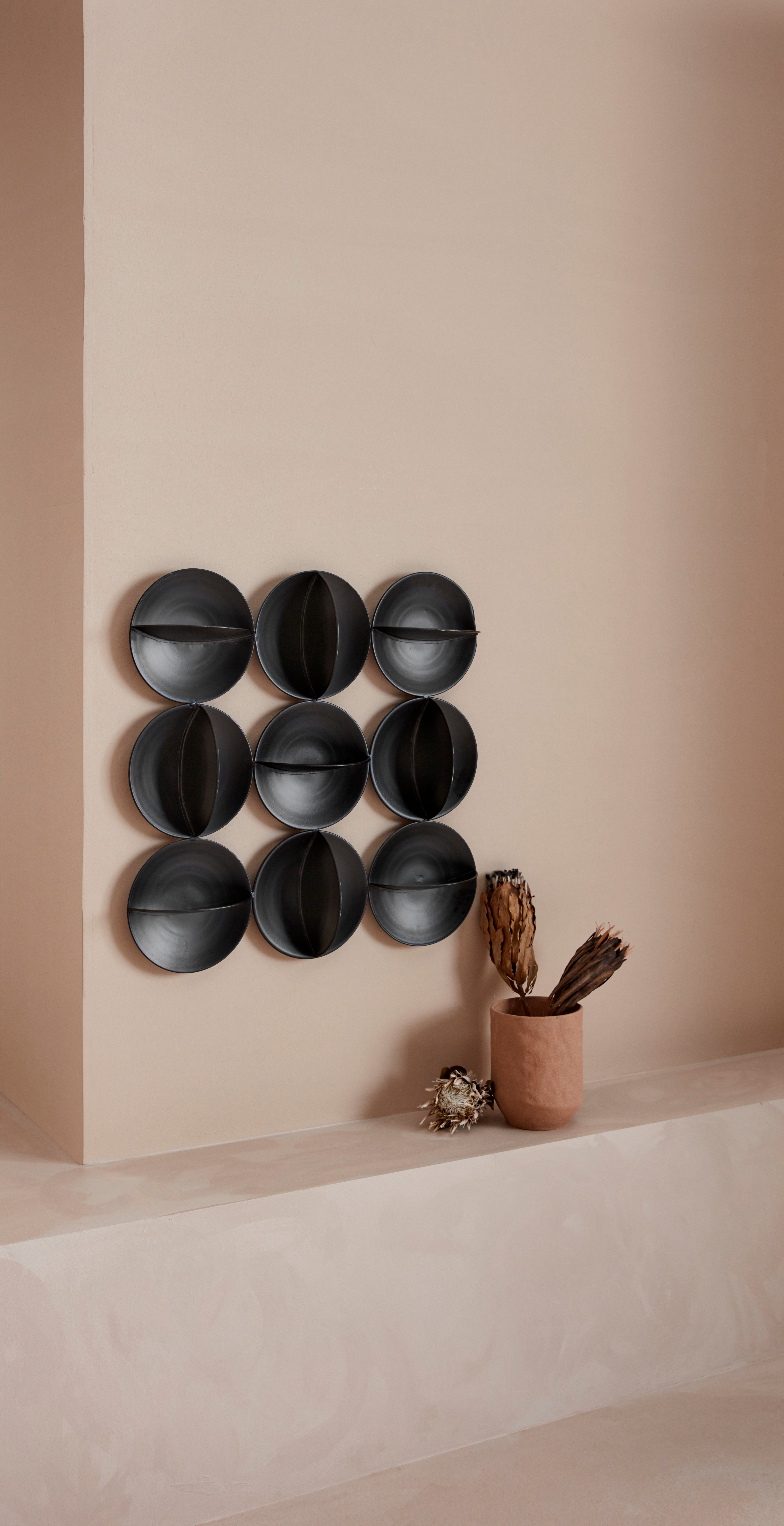 LeGer Home by Lena Gercke Sierobject voor aan de wand Rondjes Wanddecoratie, van metaal, bestaand uit 9 elementen, woonkamer