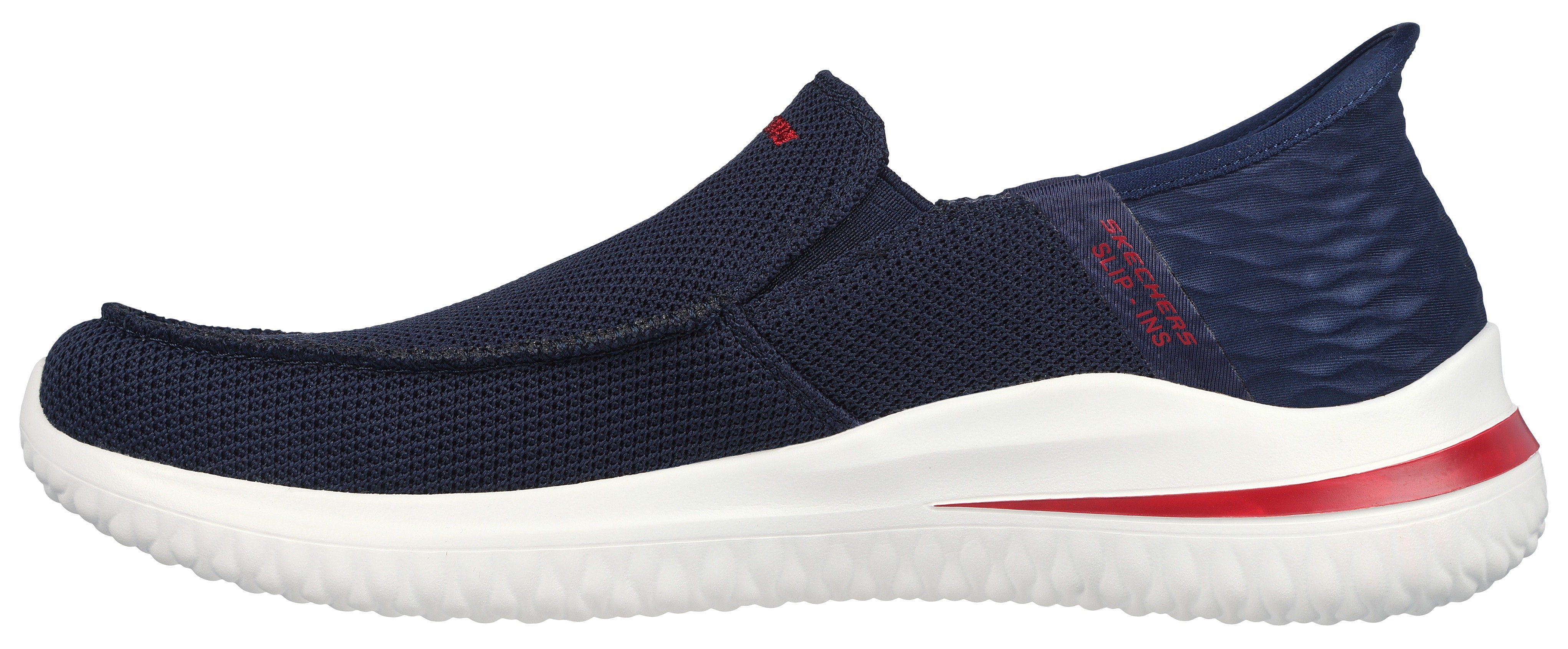 Skechers Slip-on sneakers DELSON 3.0-CABRINO Slipper met Slip Ins-functie voor gemakkelijk instappen