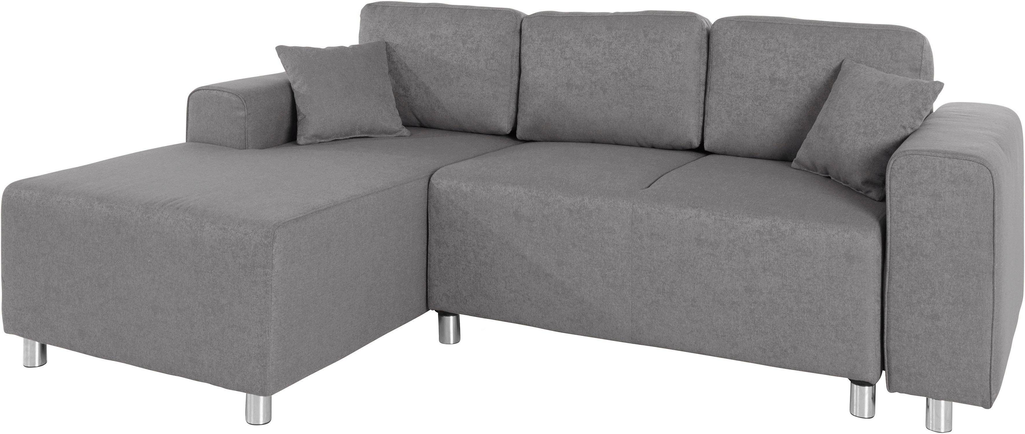 Guido Maria Kretschmer Home&Living Hoekbank Györ L-vorm, optioneel met bedfunctie en bedlade inclusief 2 sierkussens