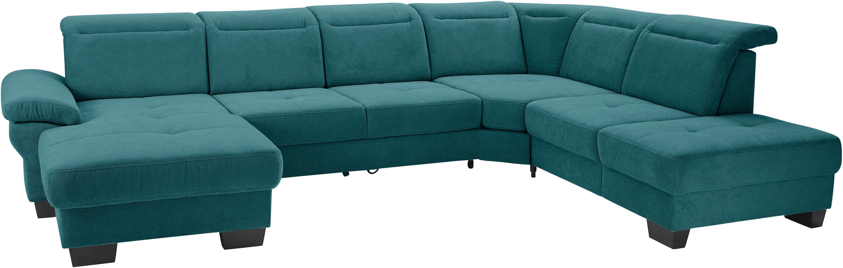 Places of Style Zithoek Cornwall U-vorm inclusief zitdiepteverstelling, naar keuze met slaapfunctie