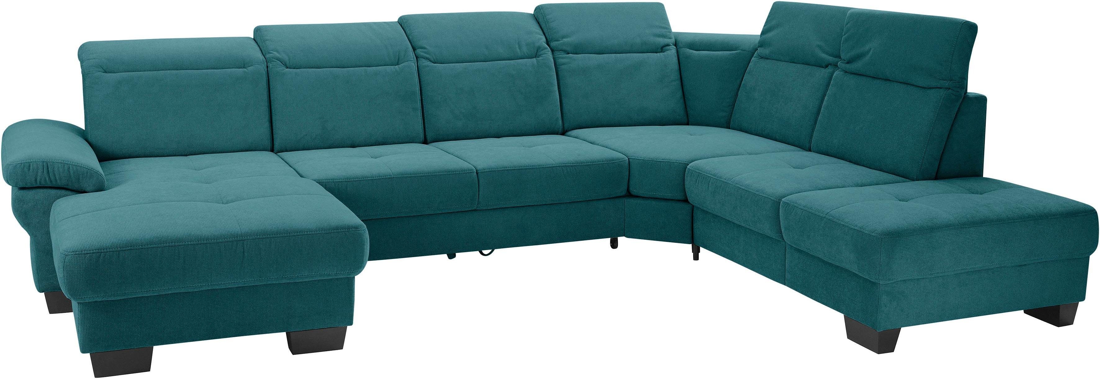 Places of Style Zithoek Cornwall U-vorm inclusief zitdiepteverstelling, naar keuze met slaapfunctie