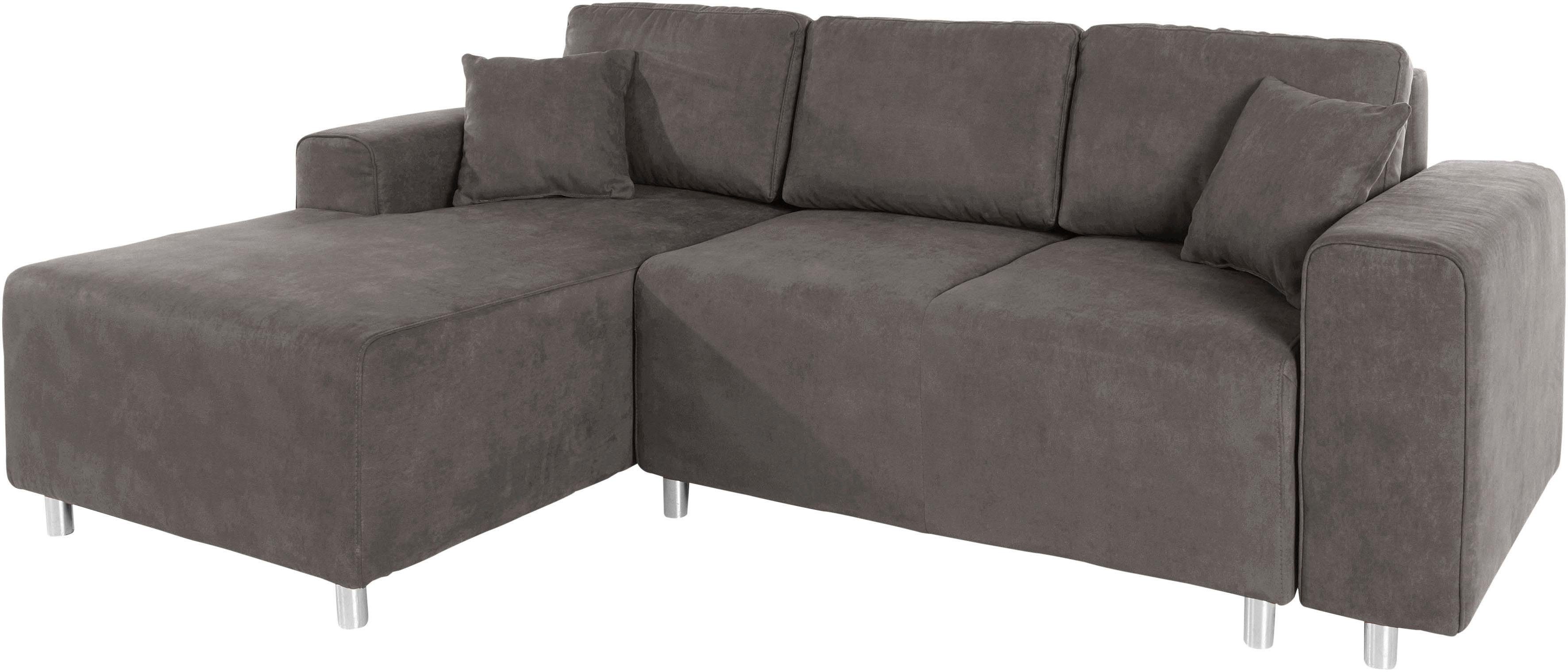 Guido Maria Kretschmer Home&Living Hoekbank Györ L-vorm, optioneel met bedfunctie en bedlade inclusief 2 sierkussens