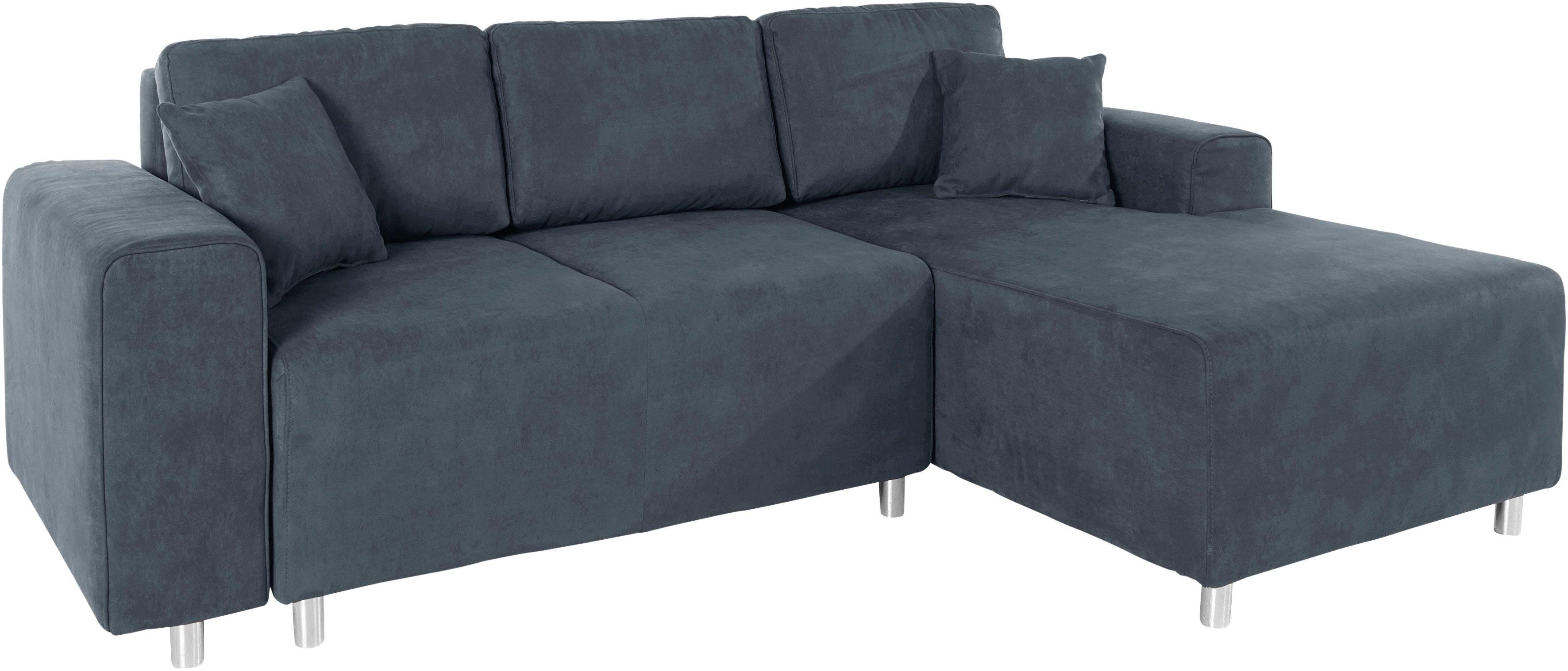 Guido Maria Kretschmer Home&Living Hoekbank Györ L-vorm, optioneel met bedfunctie en bedlade inclusief 2 sierkussens