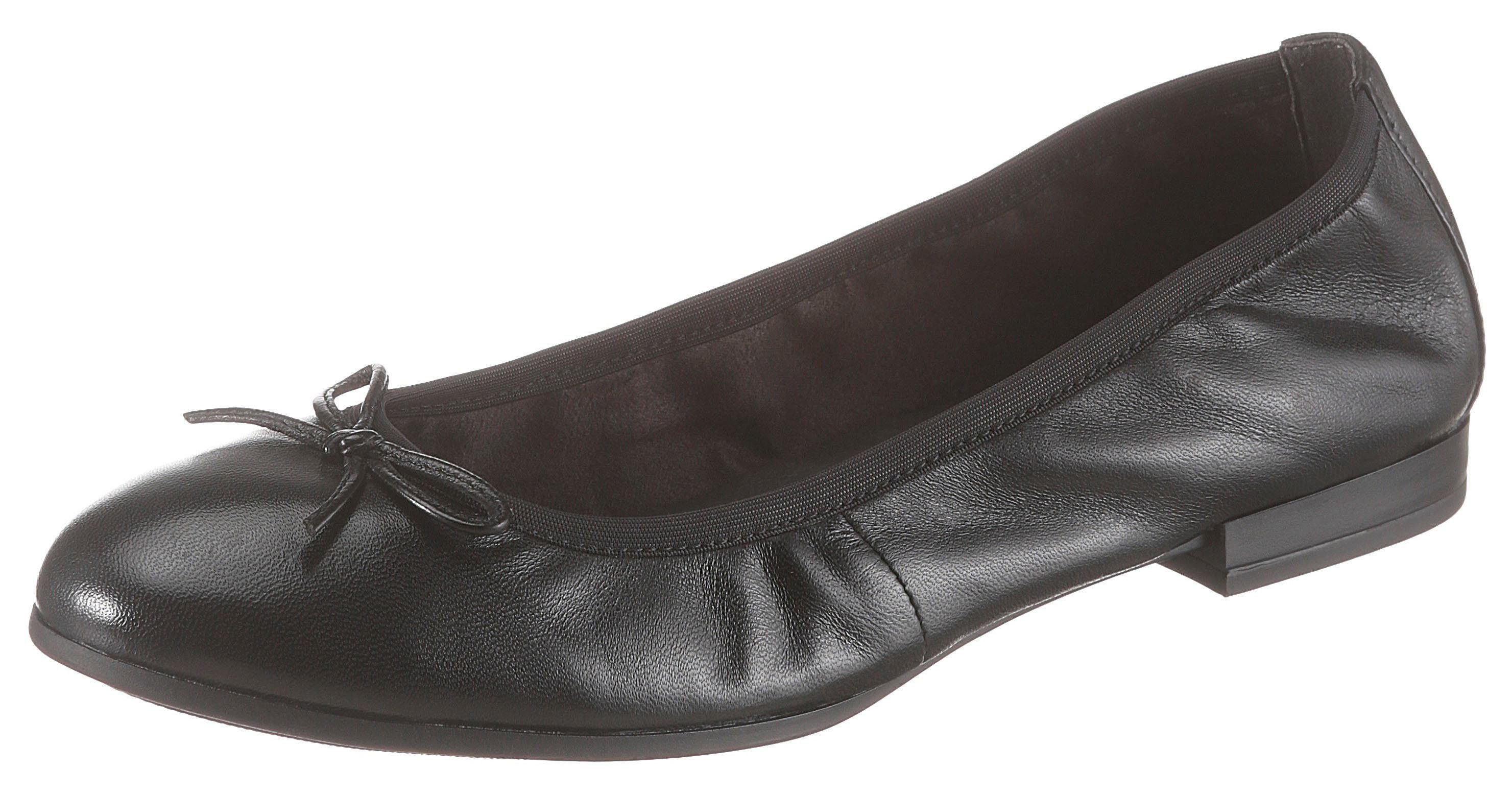 Tamaris Ballerina's Flats, slipper, businessschoen met decoratieve strik